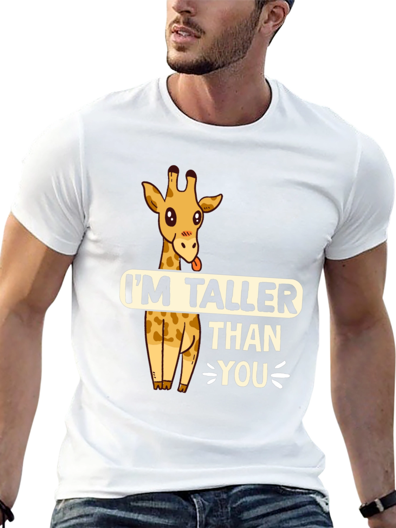 Funny Giraffe T-Shirt - Im Taller Than You