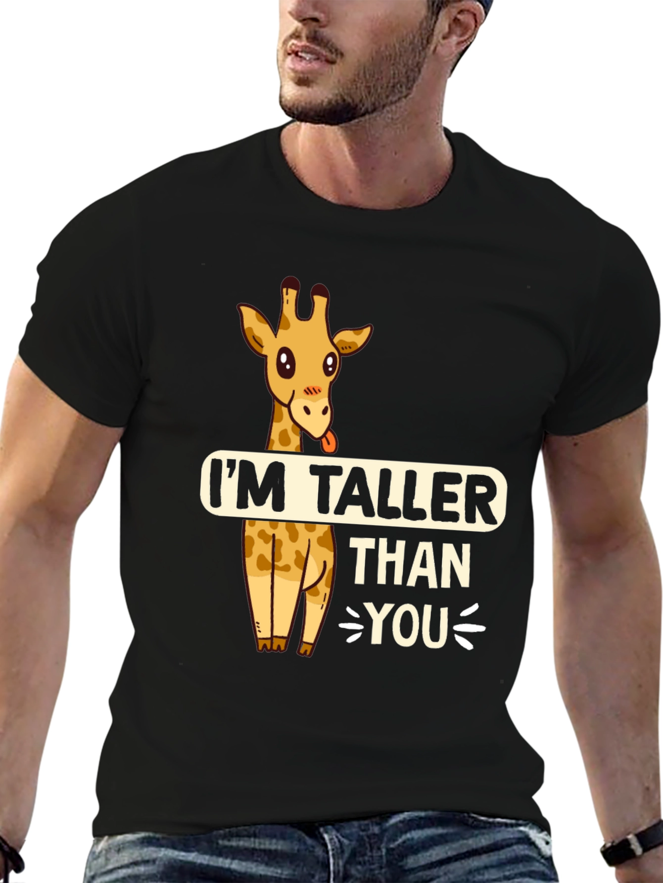 Funny Giraffe T-Shirt - Im Taller Than You