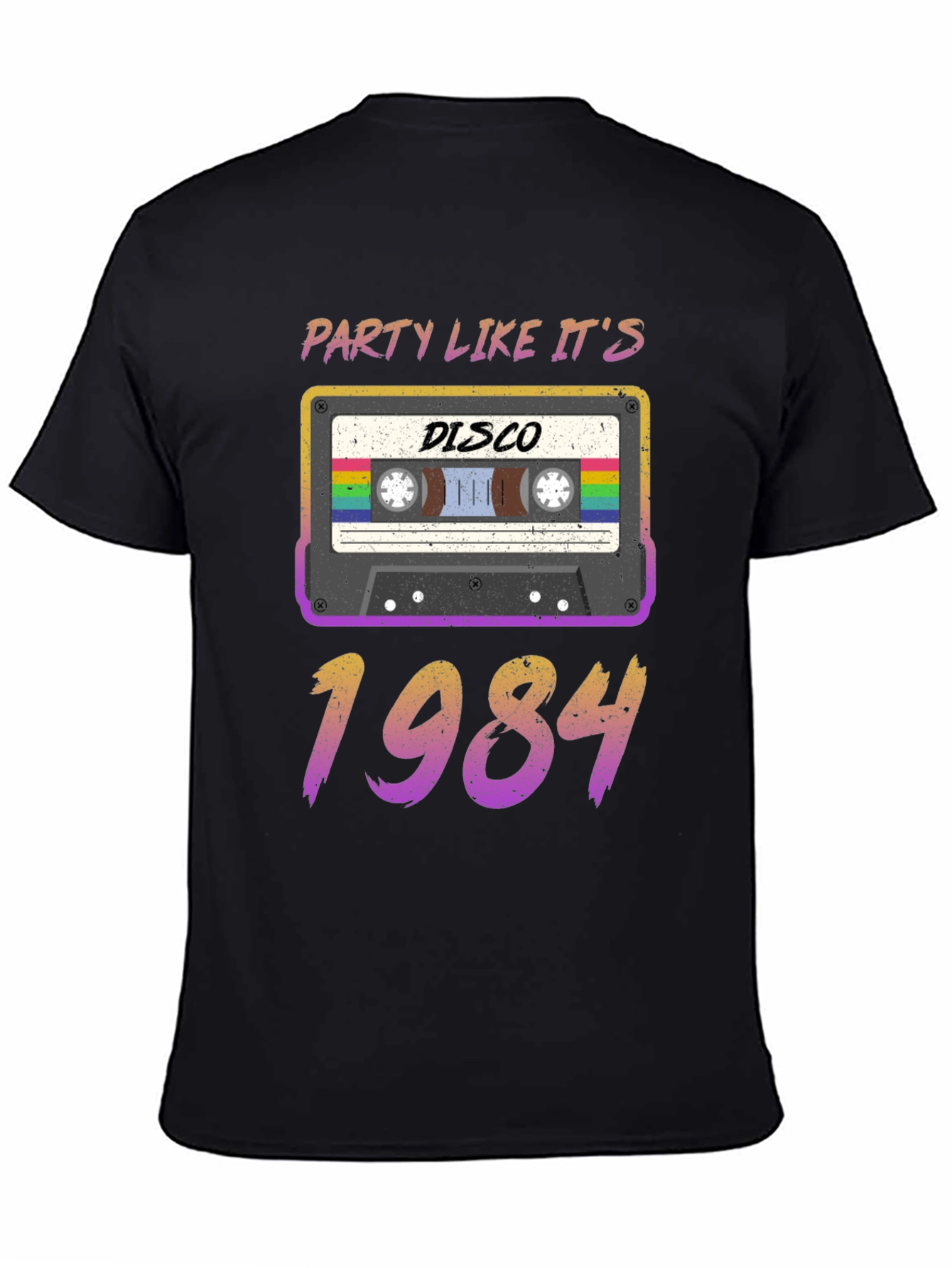 Retro 80s Cassette Tape Disco 1984 T-Shirt