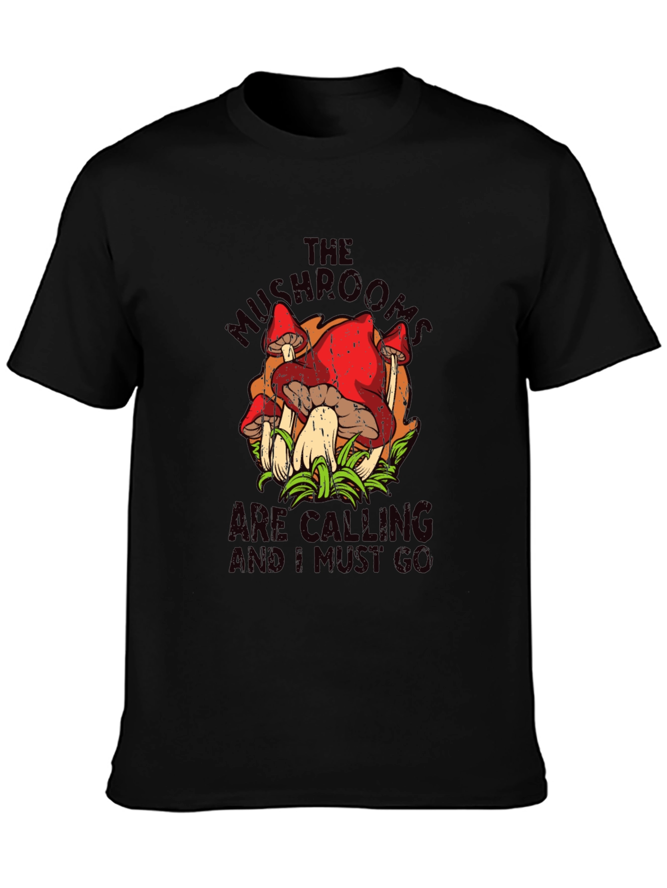 Mushroom Calling T-Shirt - Nature Lover Tee