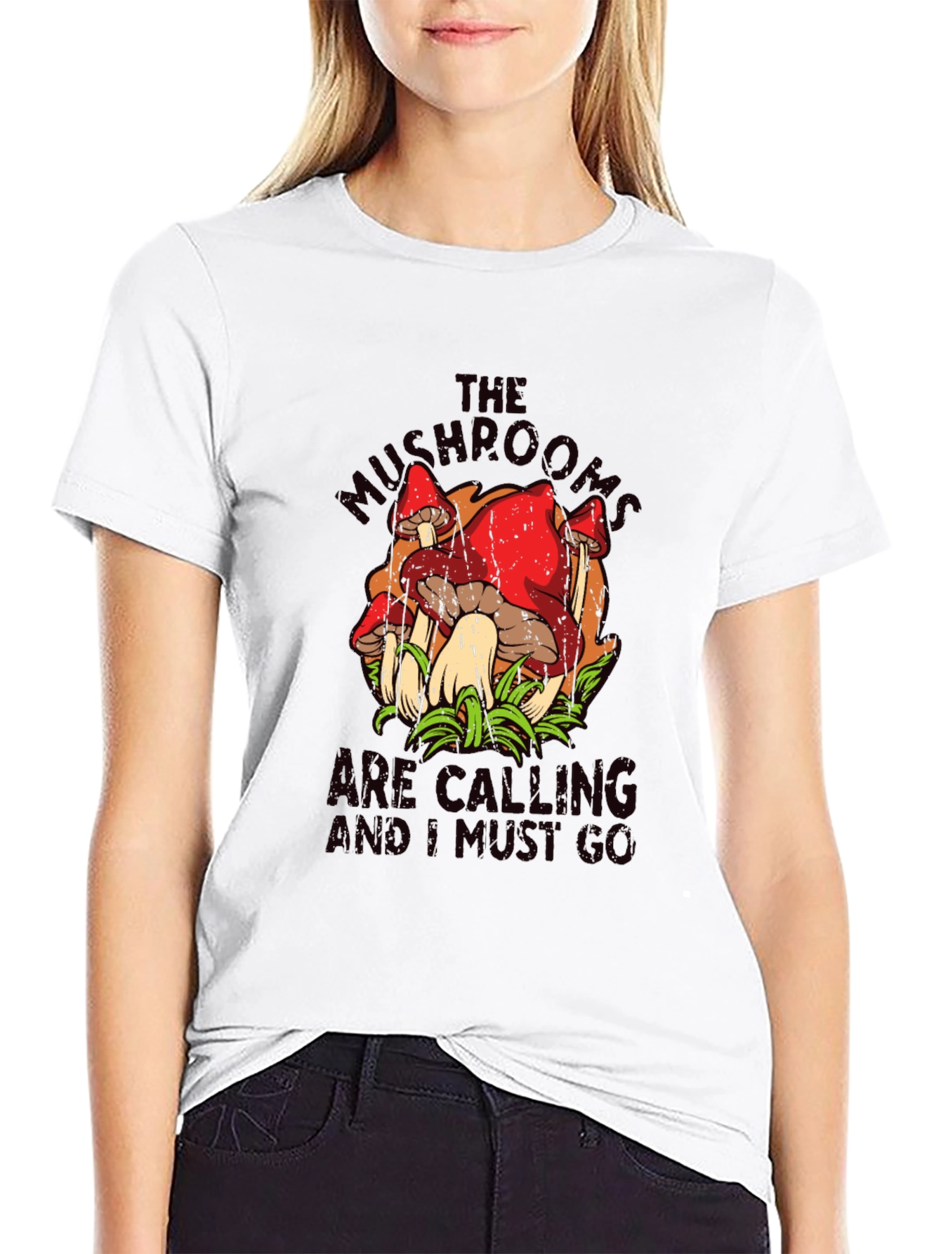 Mushroom Calling T-Shirt - Nature Lover Tee