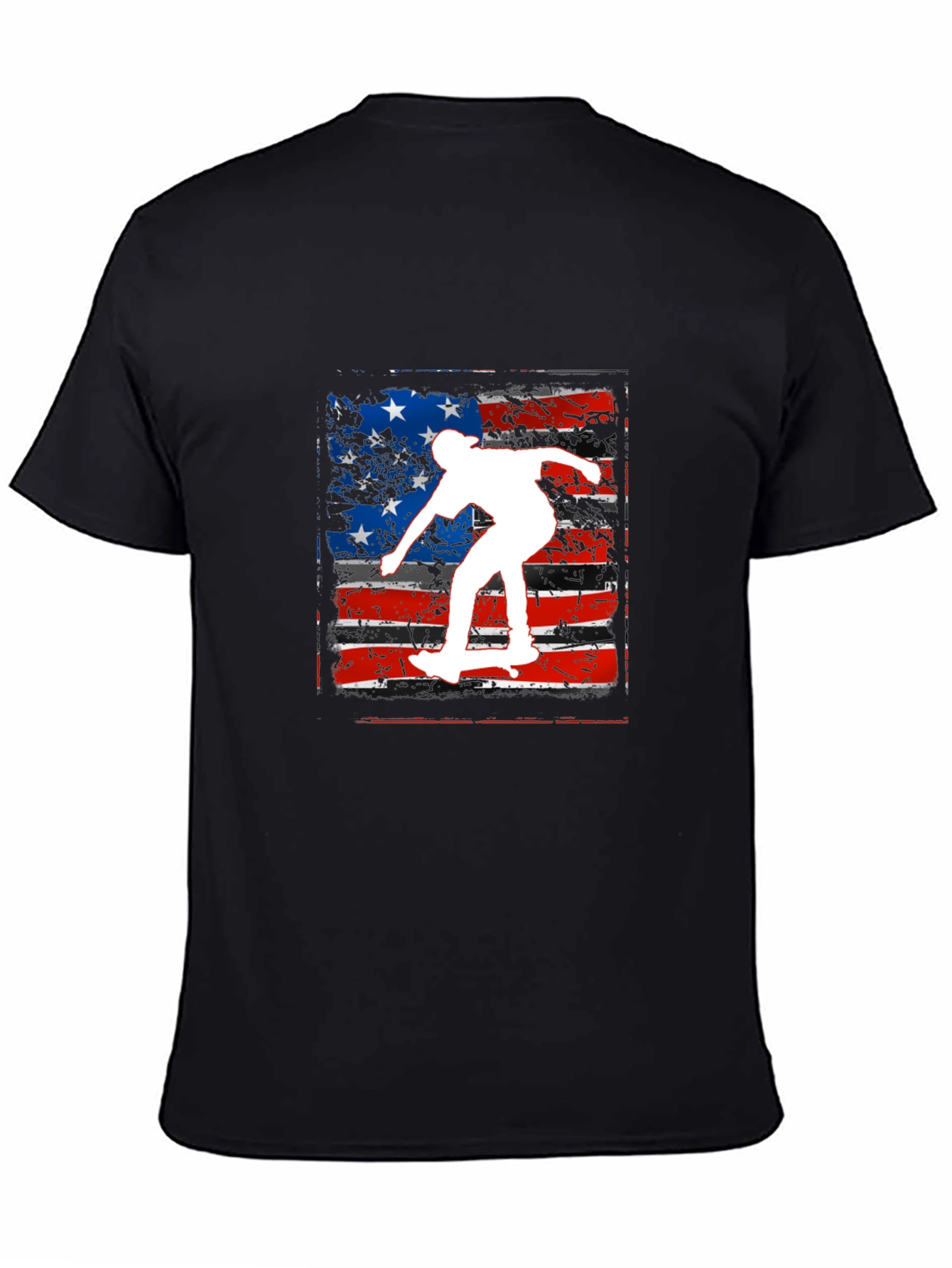 Skate USA Flag Graphic Tee