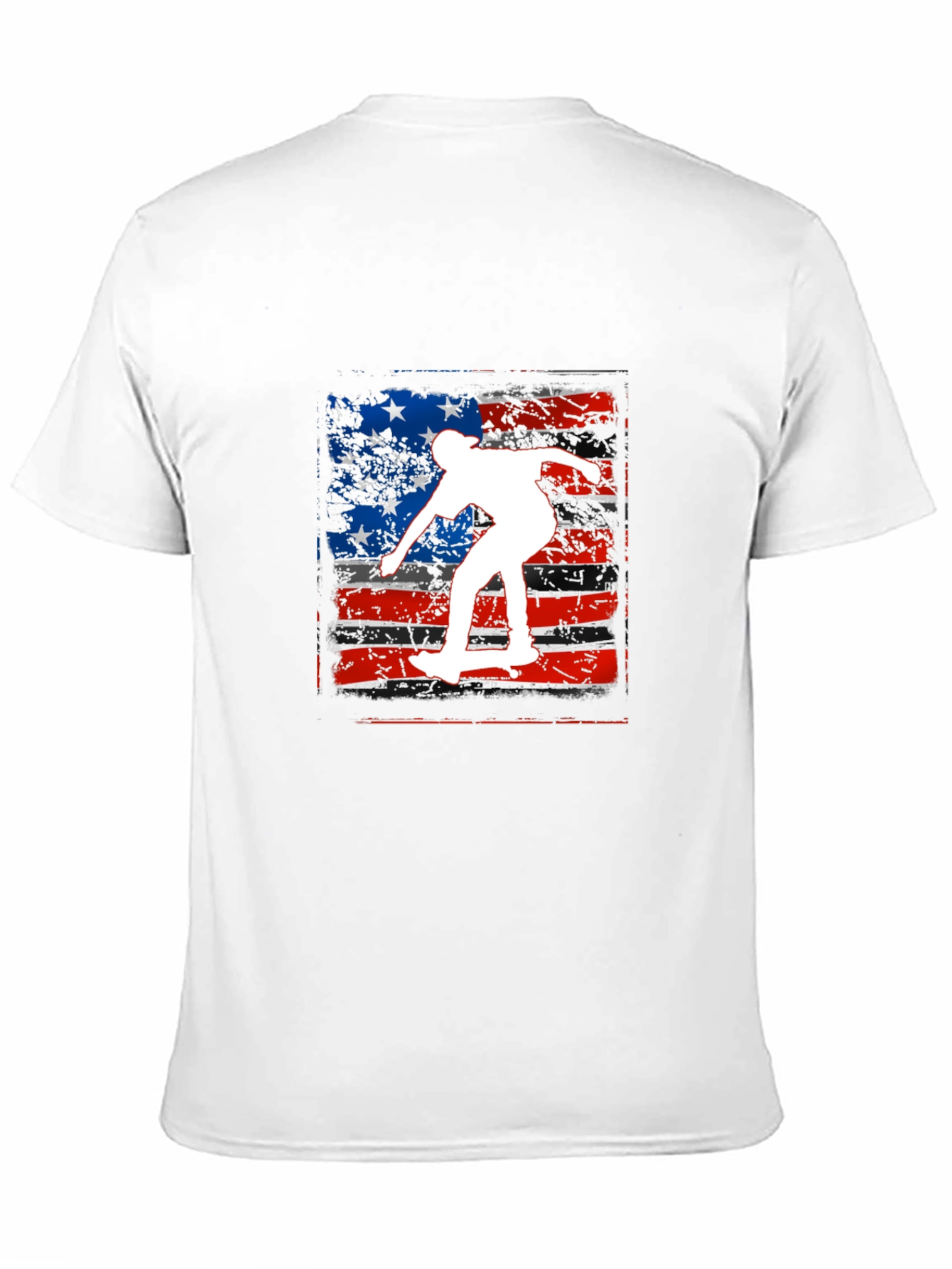 Skate USA Flag Graphic Tee