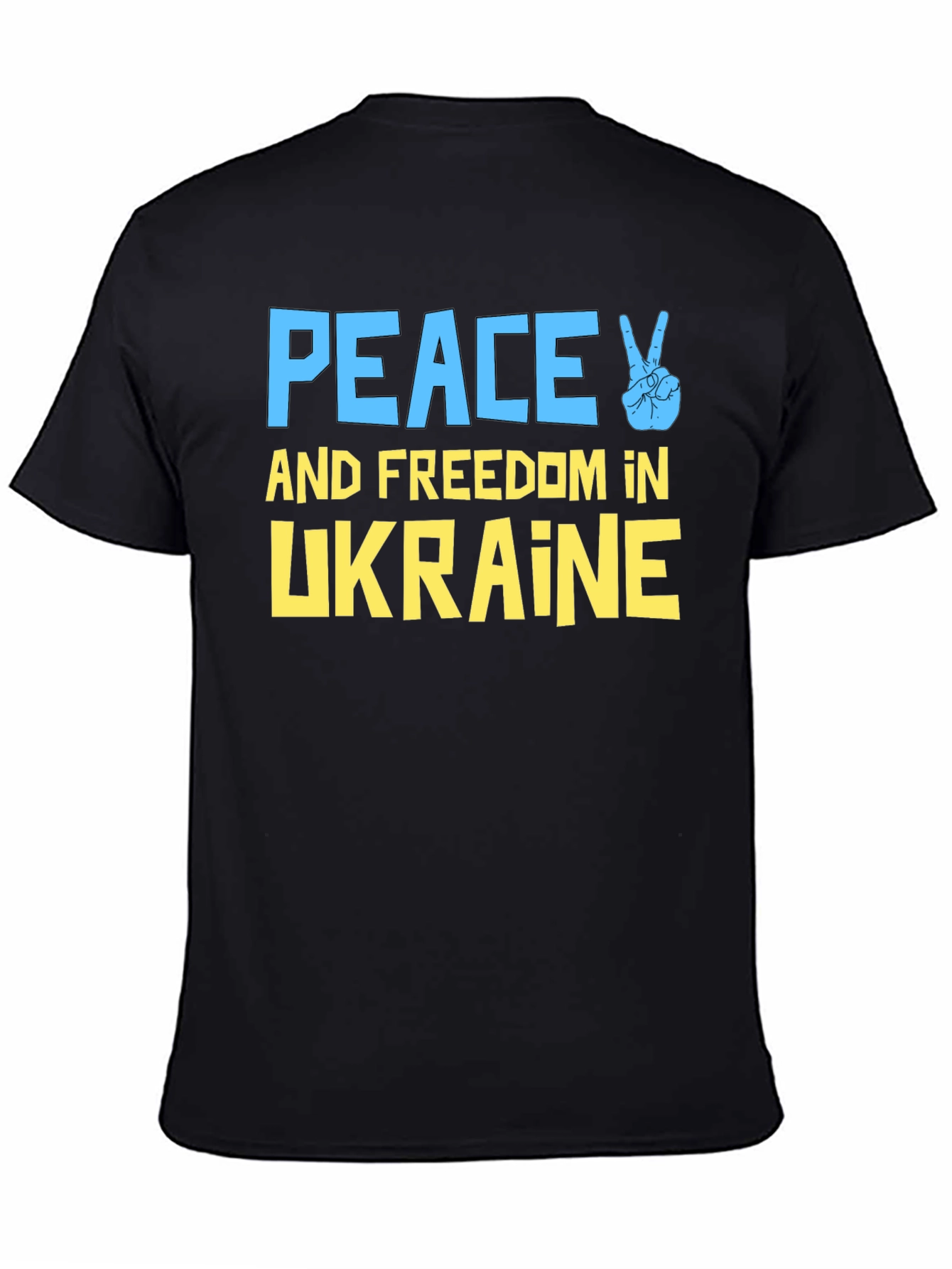 Peace and Freedom Ukraine Graphic T-Shirt