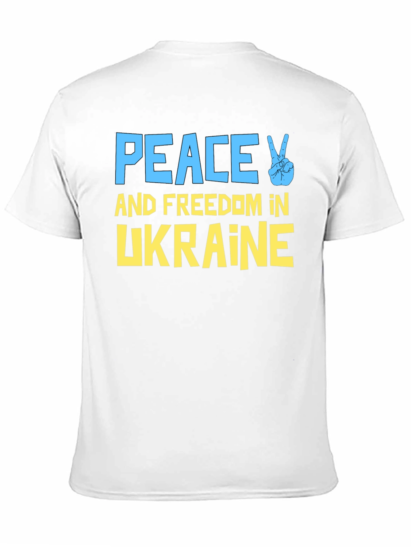 Peace and Freedom Ukraine Graphic T-Shirt