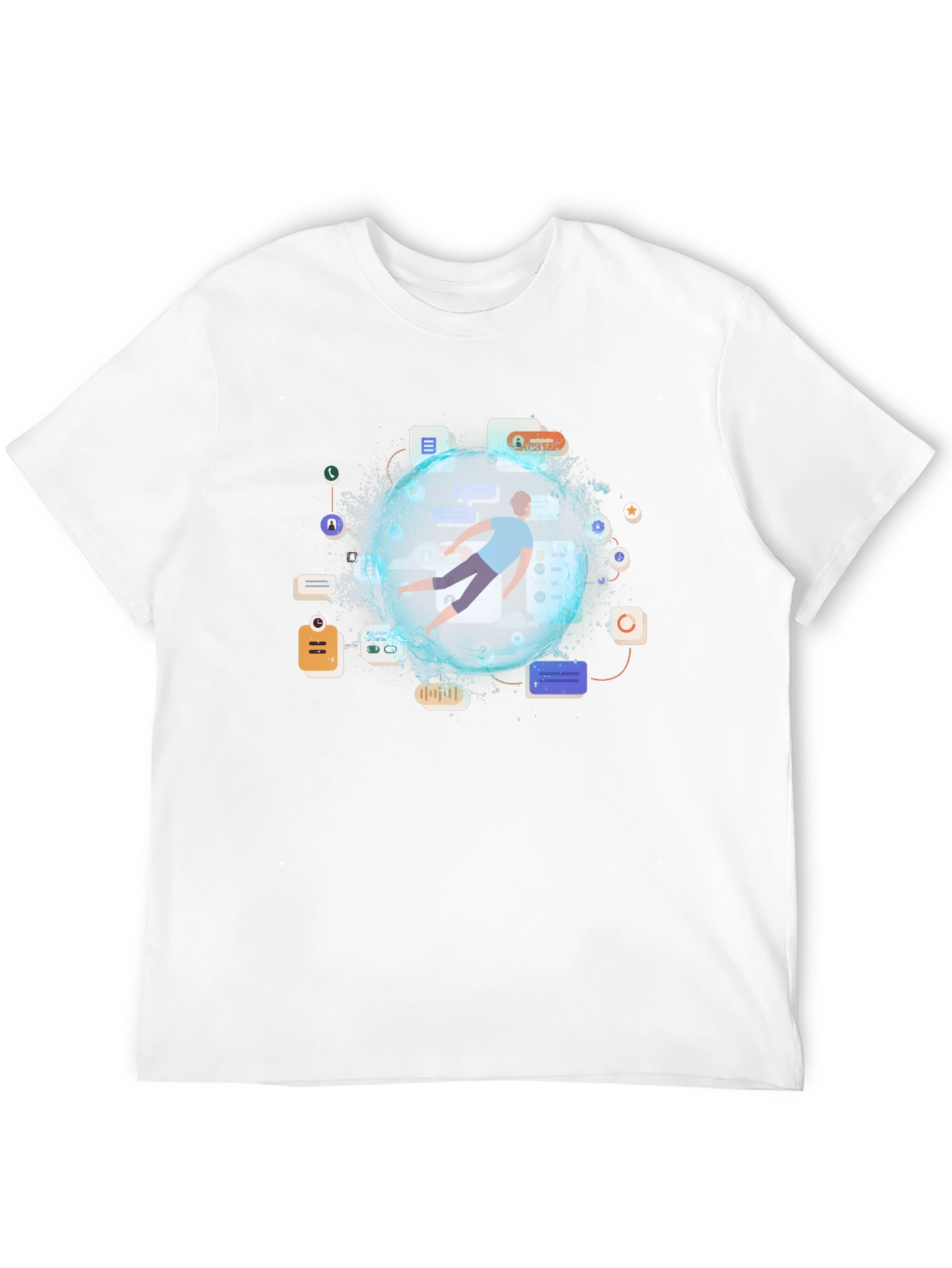Tech Globe Graphic T-Shirt