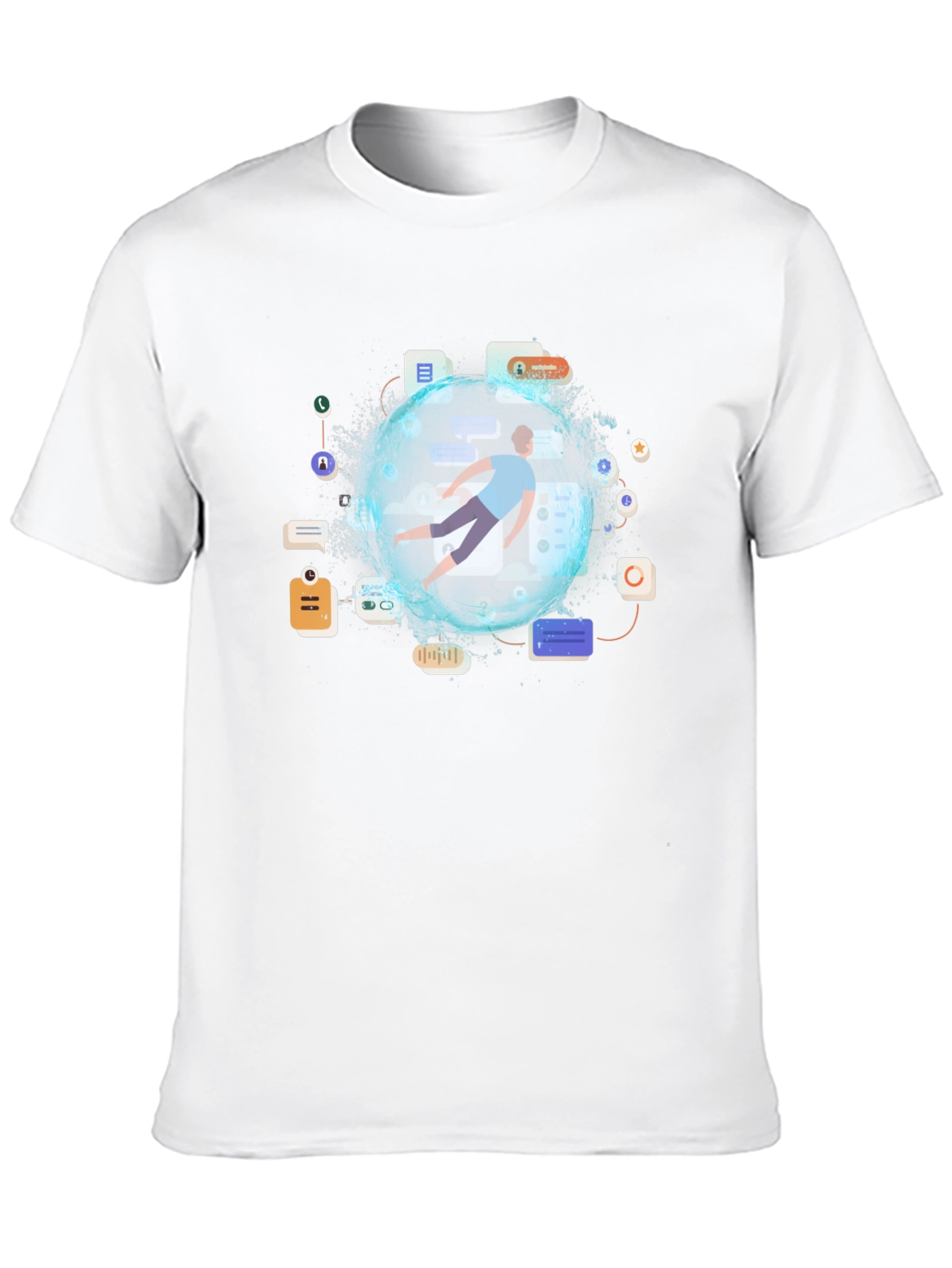 Tech Globe Graphic T-Shirt