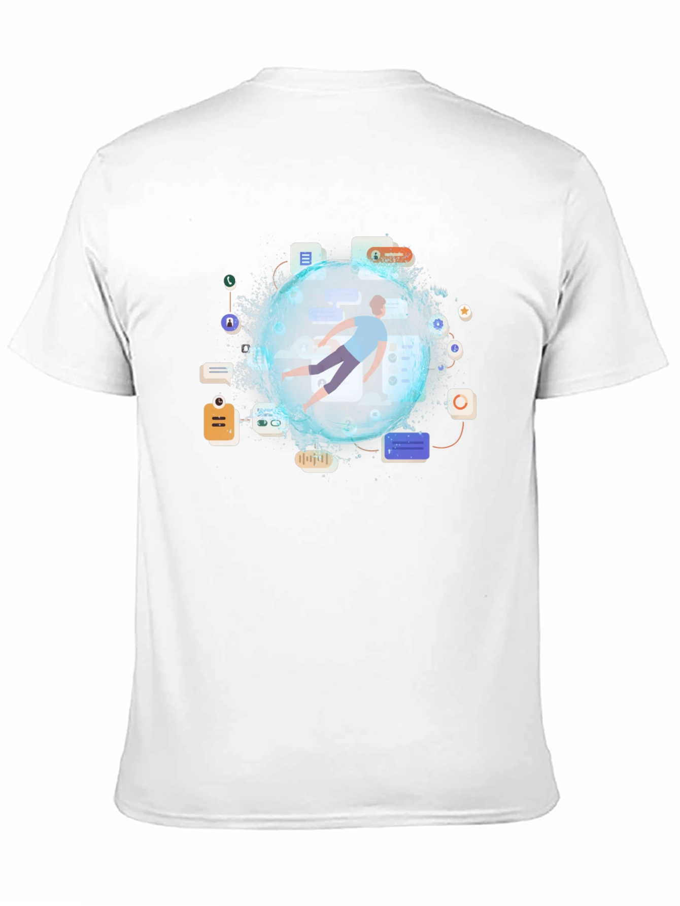 Tech Globe Graphic T-Shirt