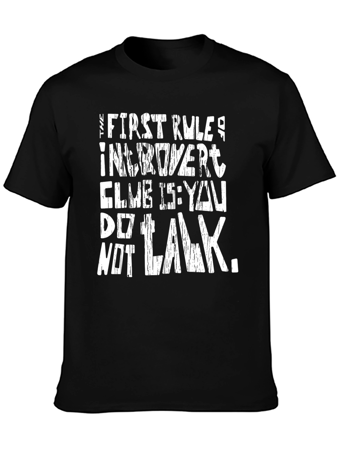 Introvert Club Rule T-Shirt - Funny Graphic Tee