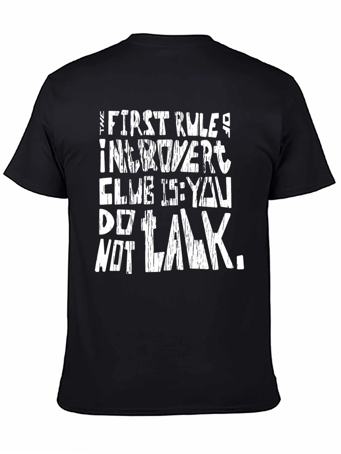 Introvert Club Rule T-Shirt - Funny Graphic Tee