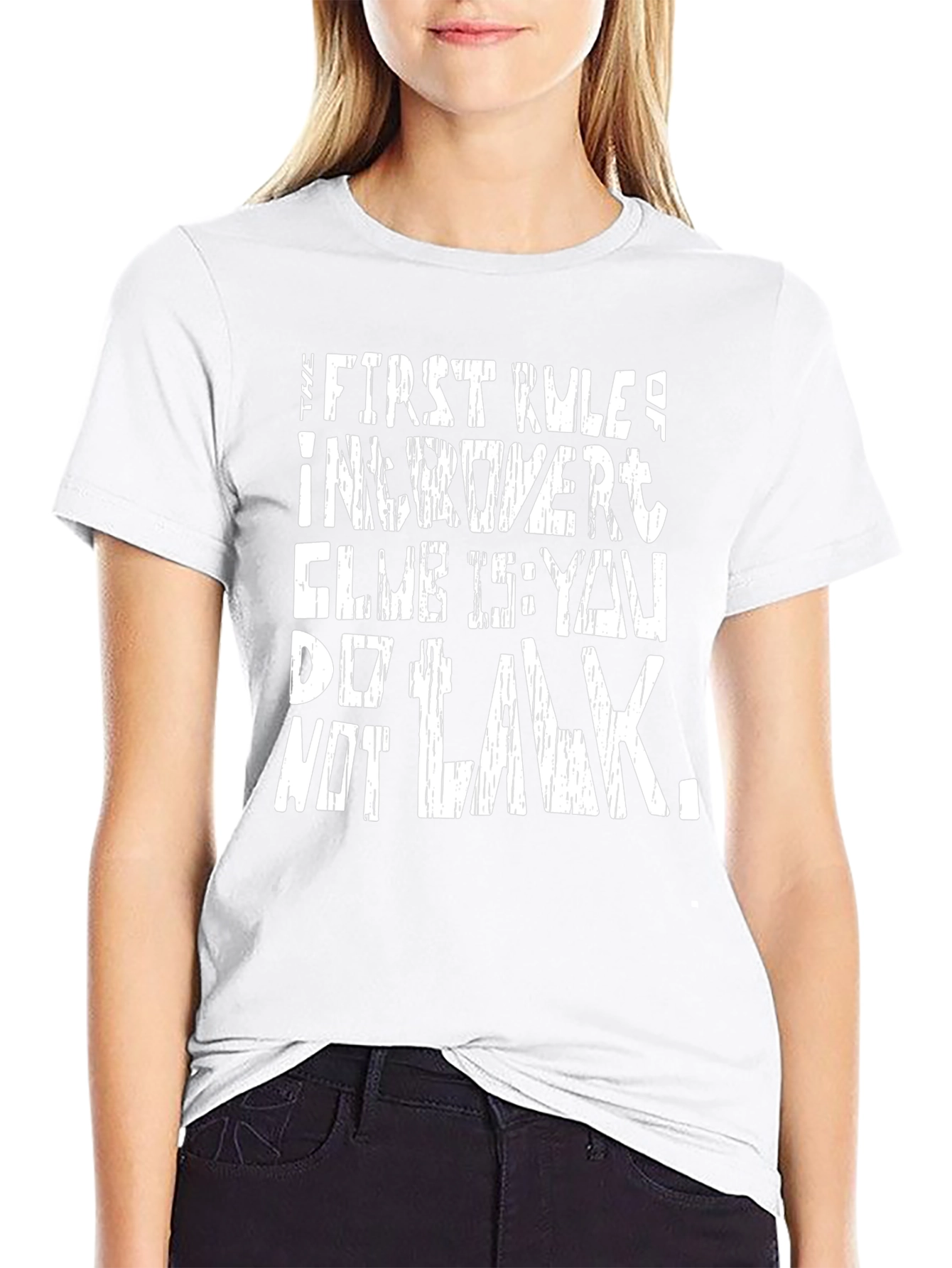 Introvert Club Rule T-Shirt - Funny Graphic Tee
