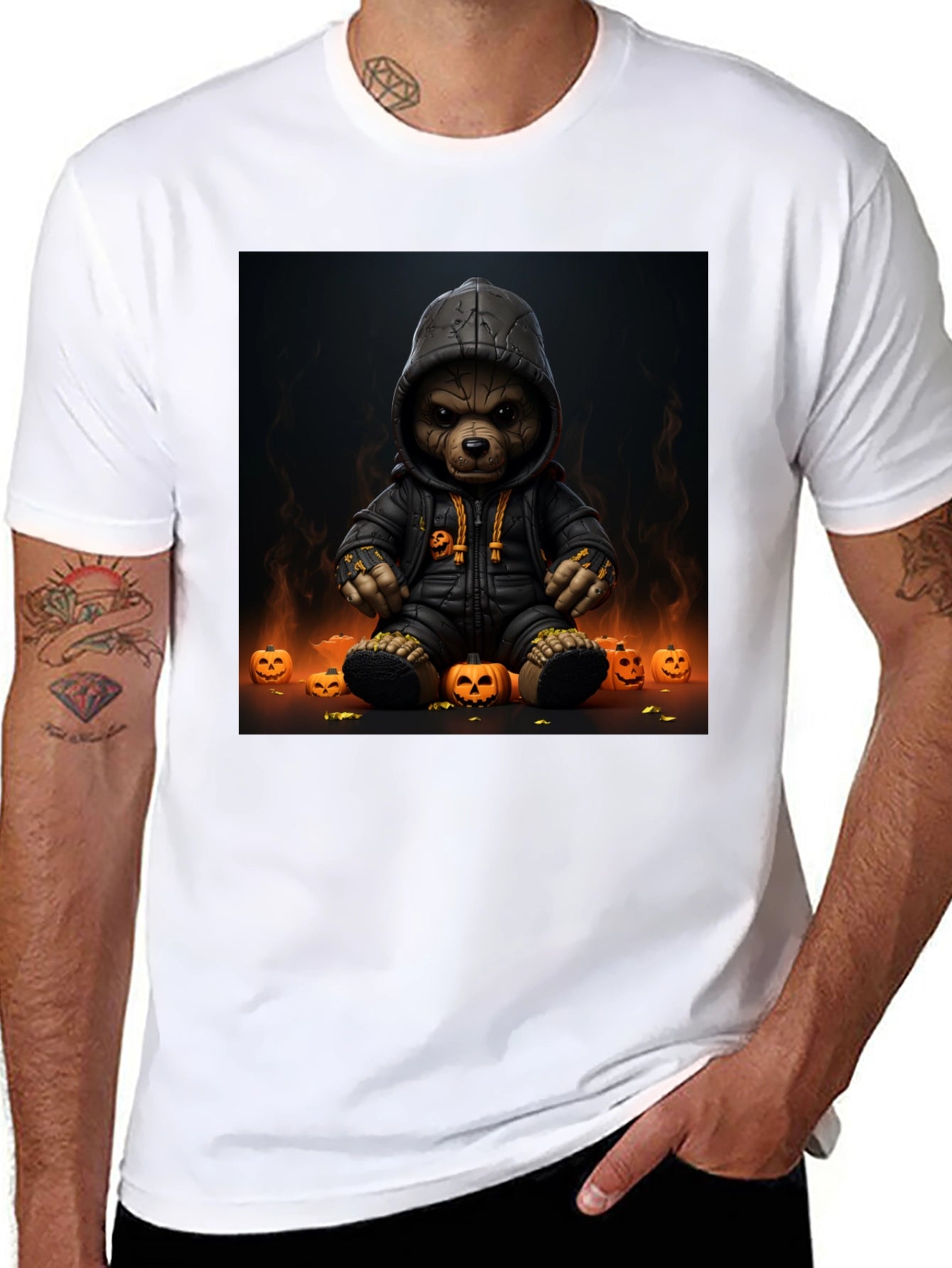 Halloween Bear Graphic Tee