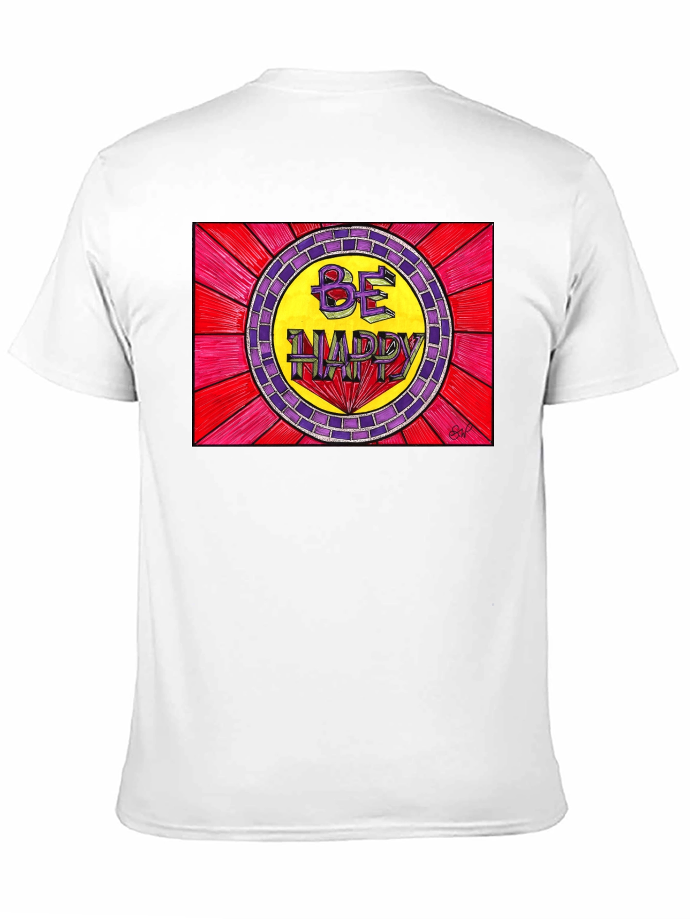 Be Happy Graphic Tee - Positive Vibes T-Shirt