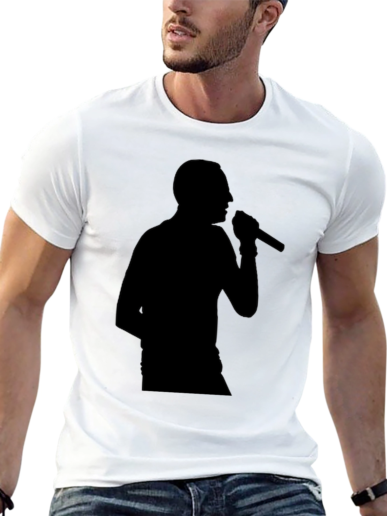 Silhouette Singer Graphic Tee