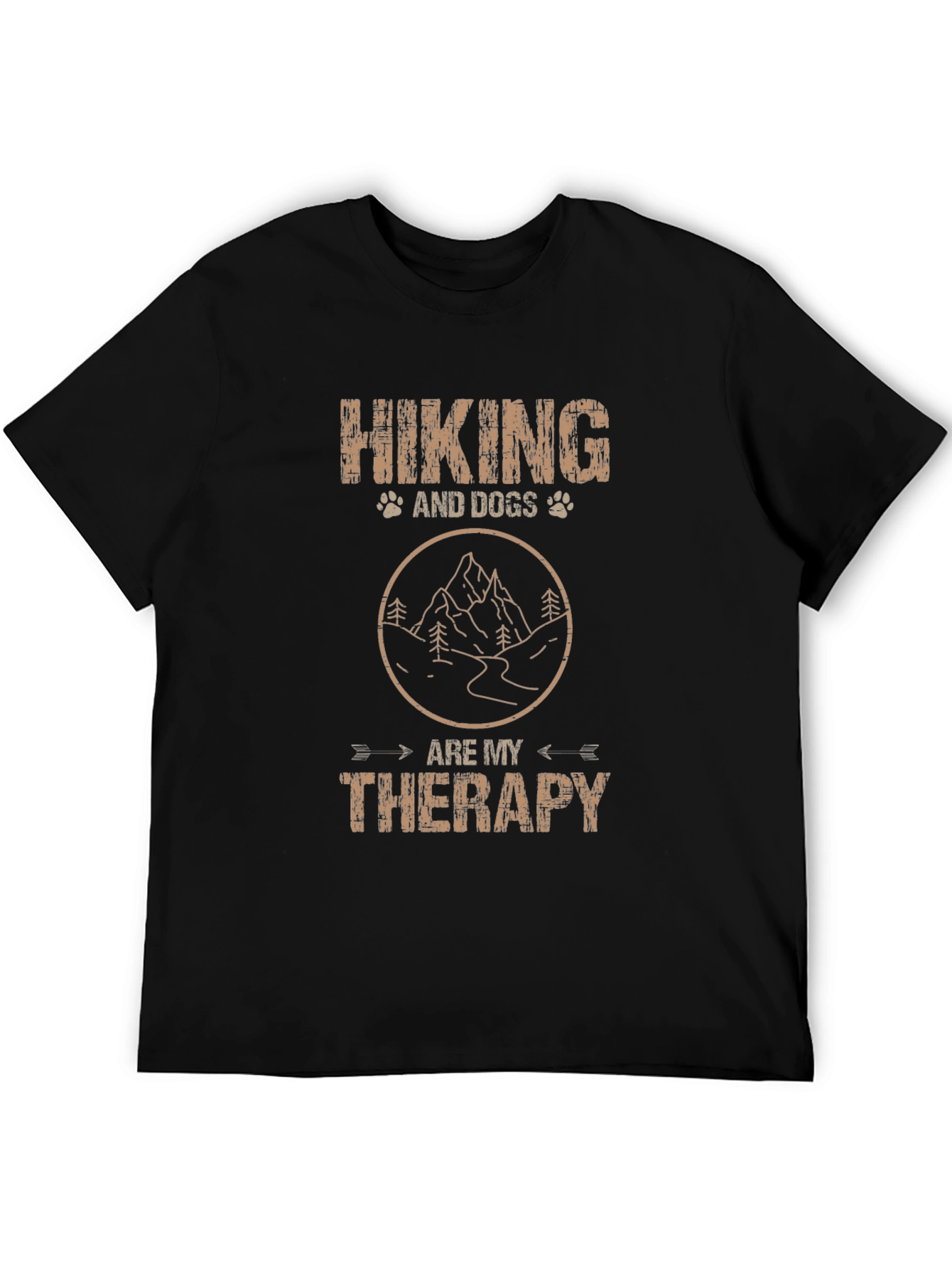 Hiking & Dogs Therapy T-Shirt - Nature Lover