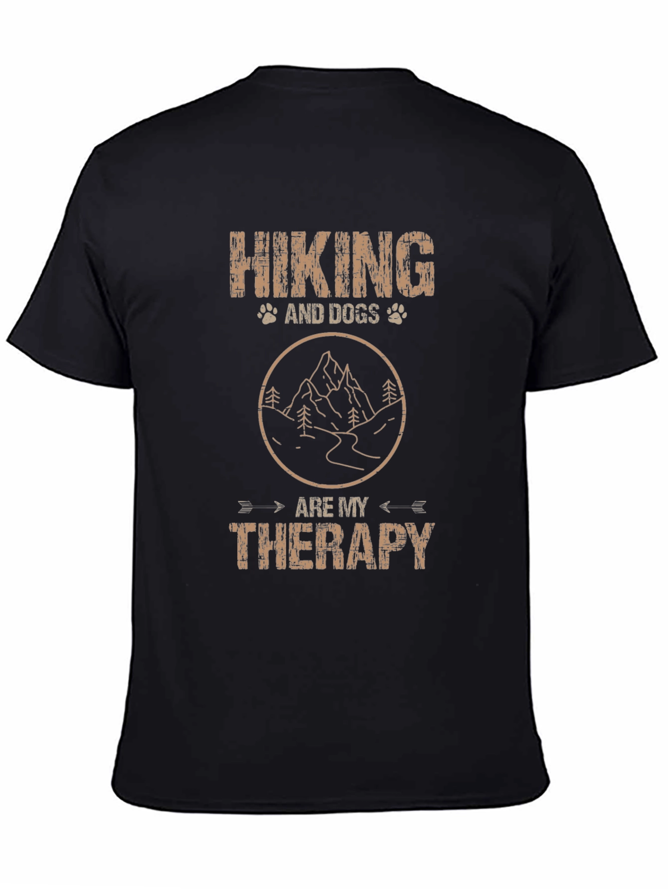 Hiking & Dogs Therapy T-Shirt - Nature Lover