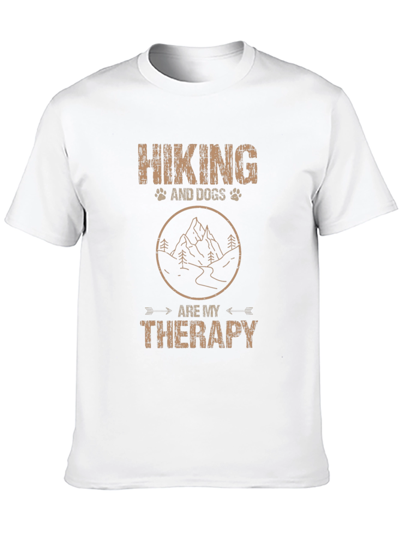 Hiking & Dogs Therapy T-Shirt - Nature Lover