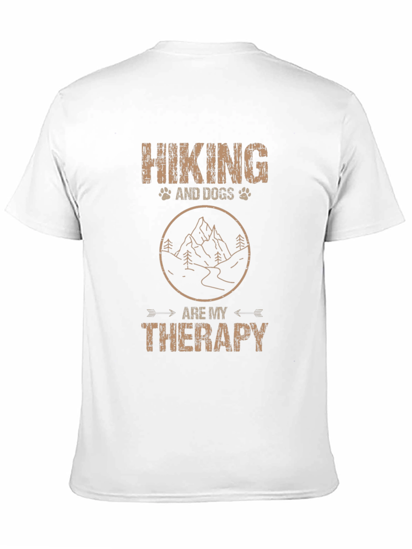 Hiking & Dogs Therapy T-Shirt - Nature Lover