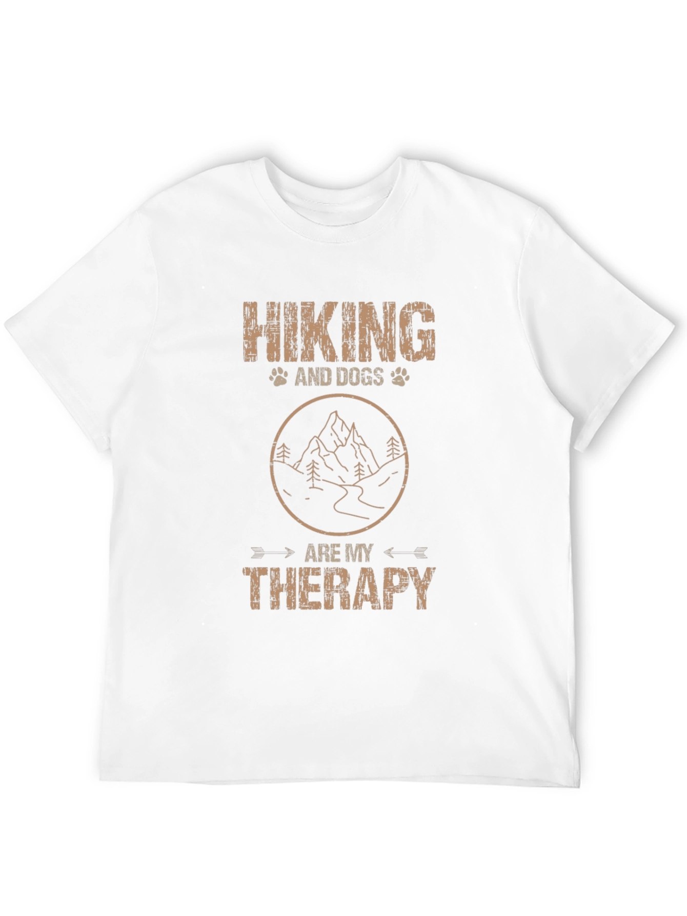Hiking & Dogs Therapy T-Shirt - Nature Lover