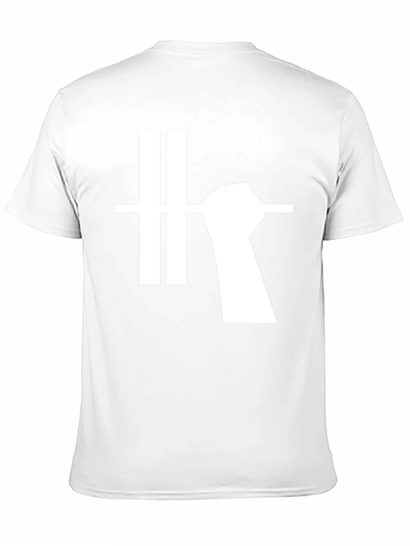 Power Fist Graphic Tee - Black Cotton T-Shirt