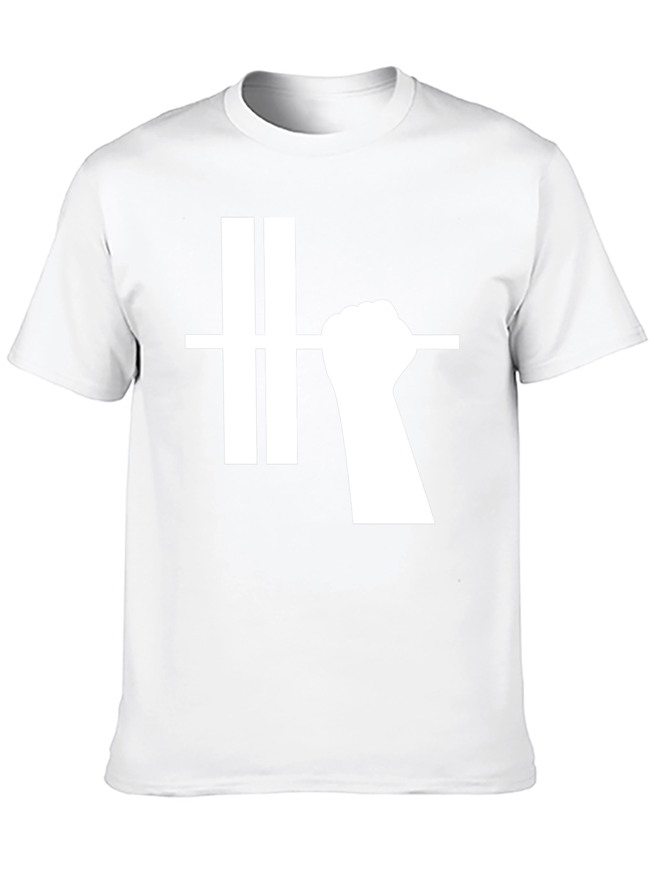 Power Fist Graphic Tee - Black Cotton T-Shirt
