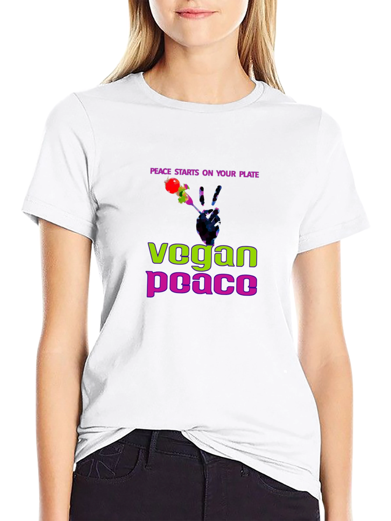 Vegan Peace T-Shirt - Spread the Message!