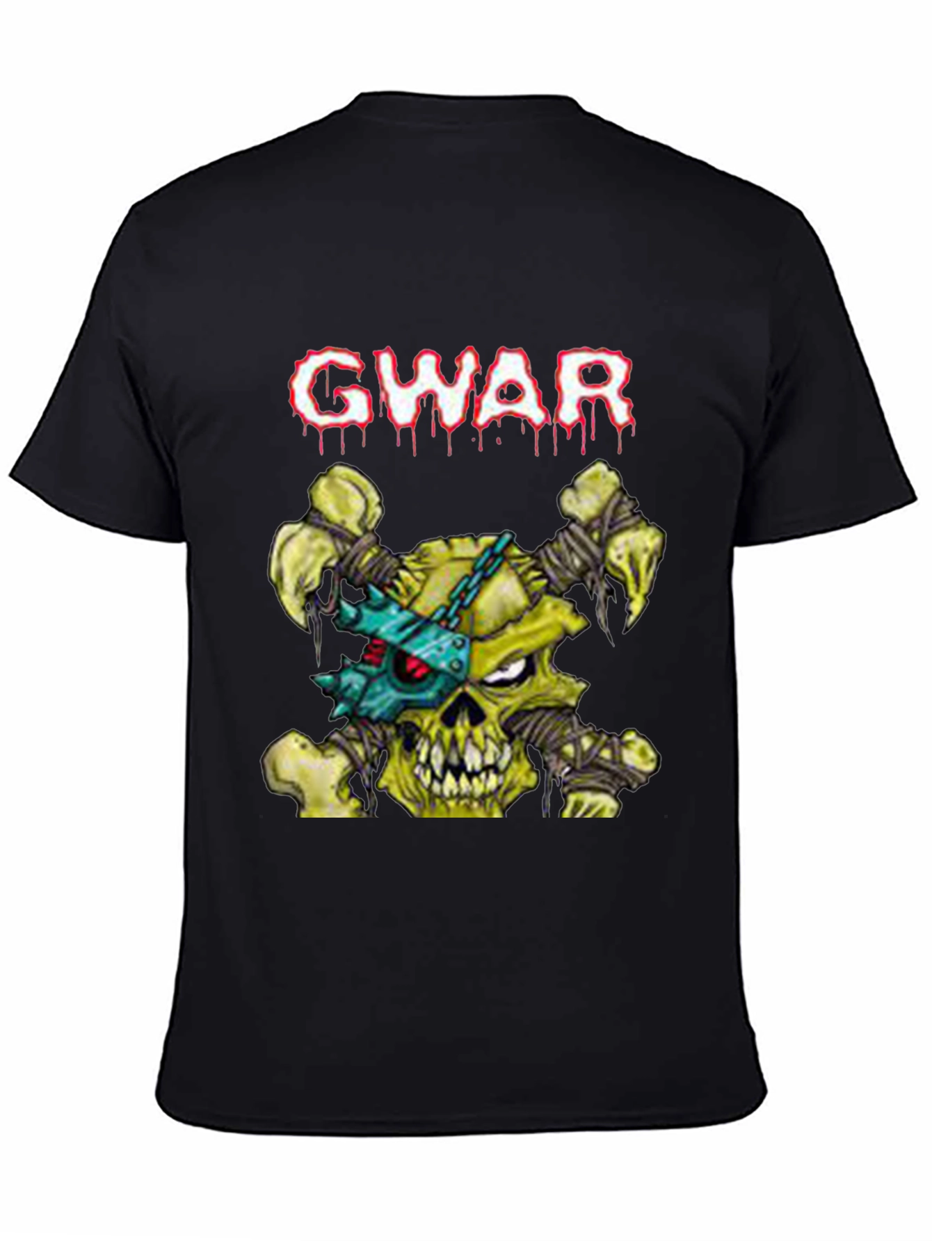 GWAR Band T-Shirt Skull Bones Graphic Tee