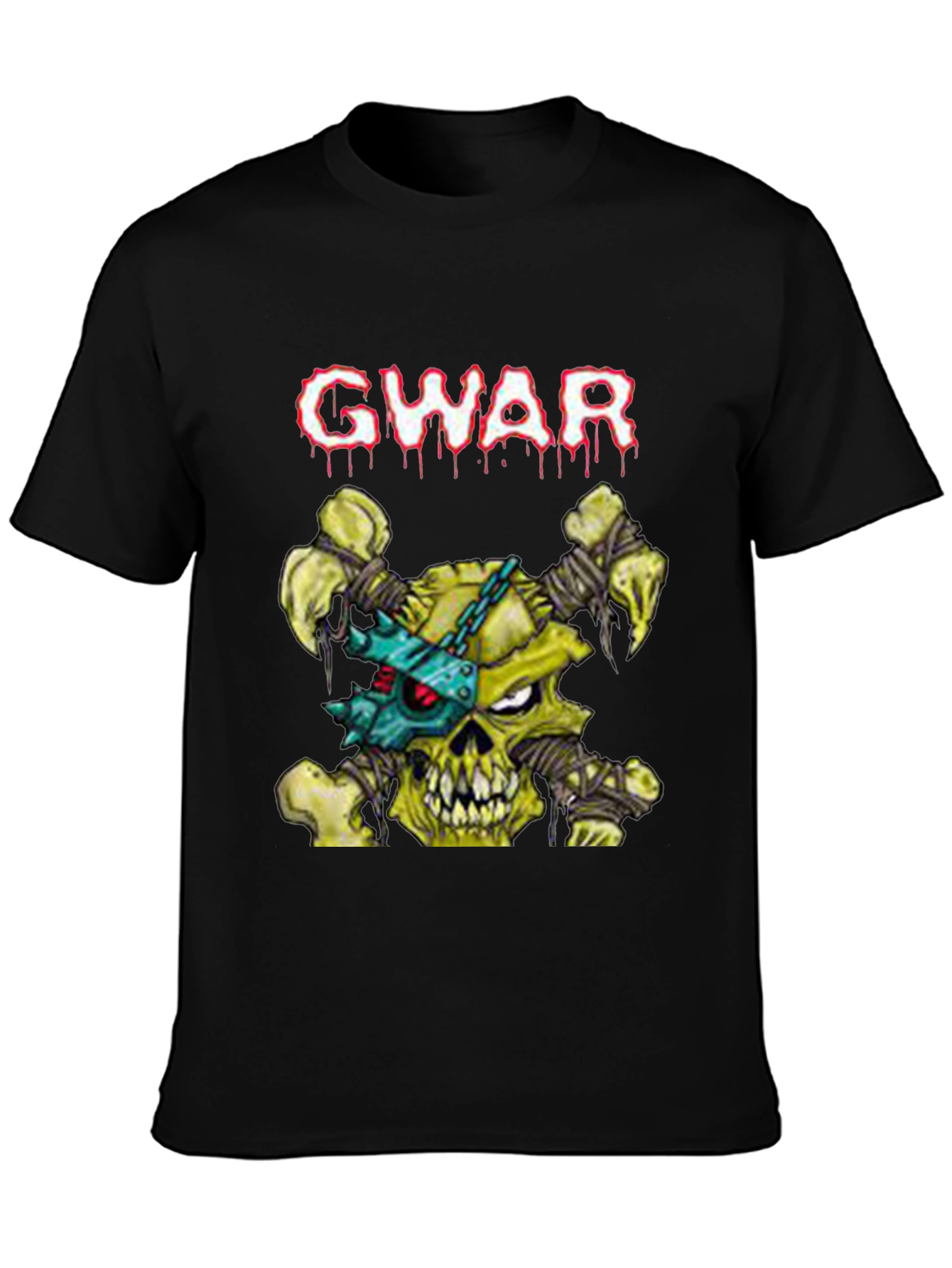 GWAR Band T-Shirt Skull Bones Graphic Tee