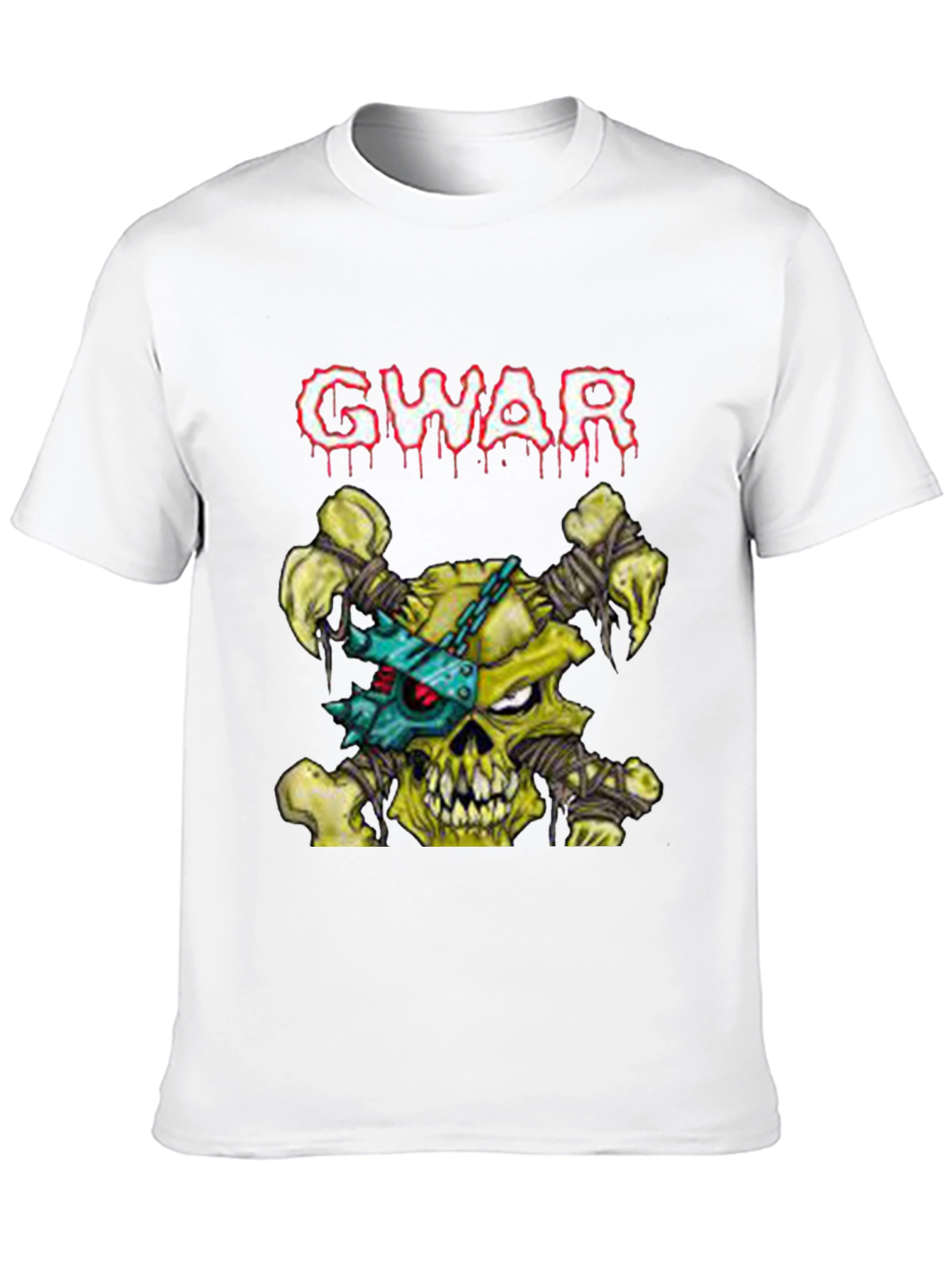 GWAR Band T-Shirt Skull Bones Graphic Tee