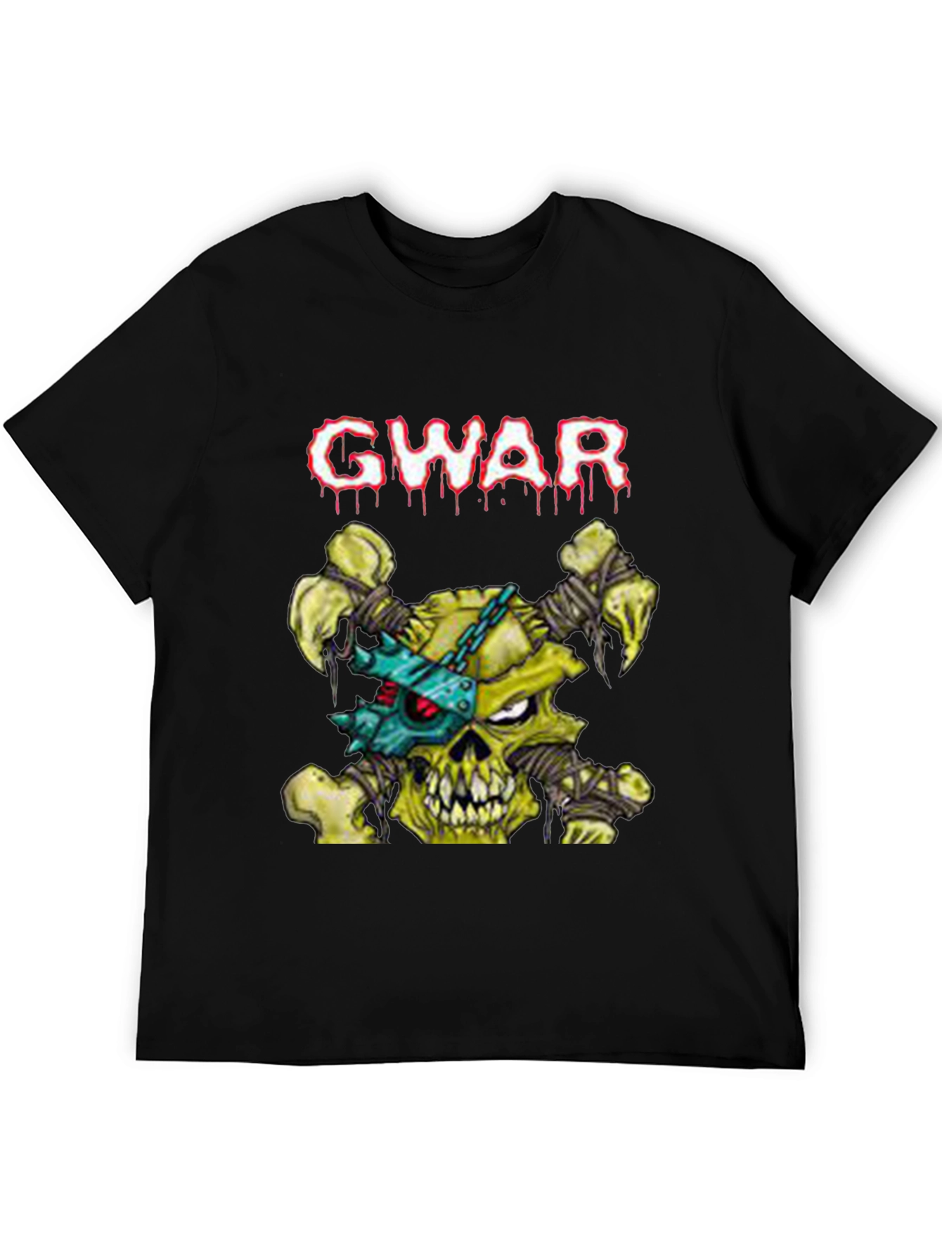 GWAR Band T-Shirt Skull Bones Graphic Tee