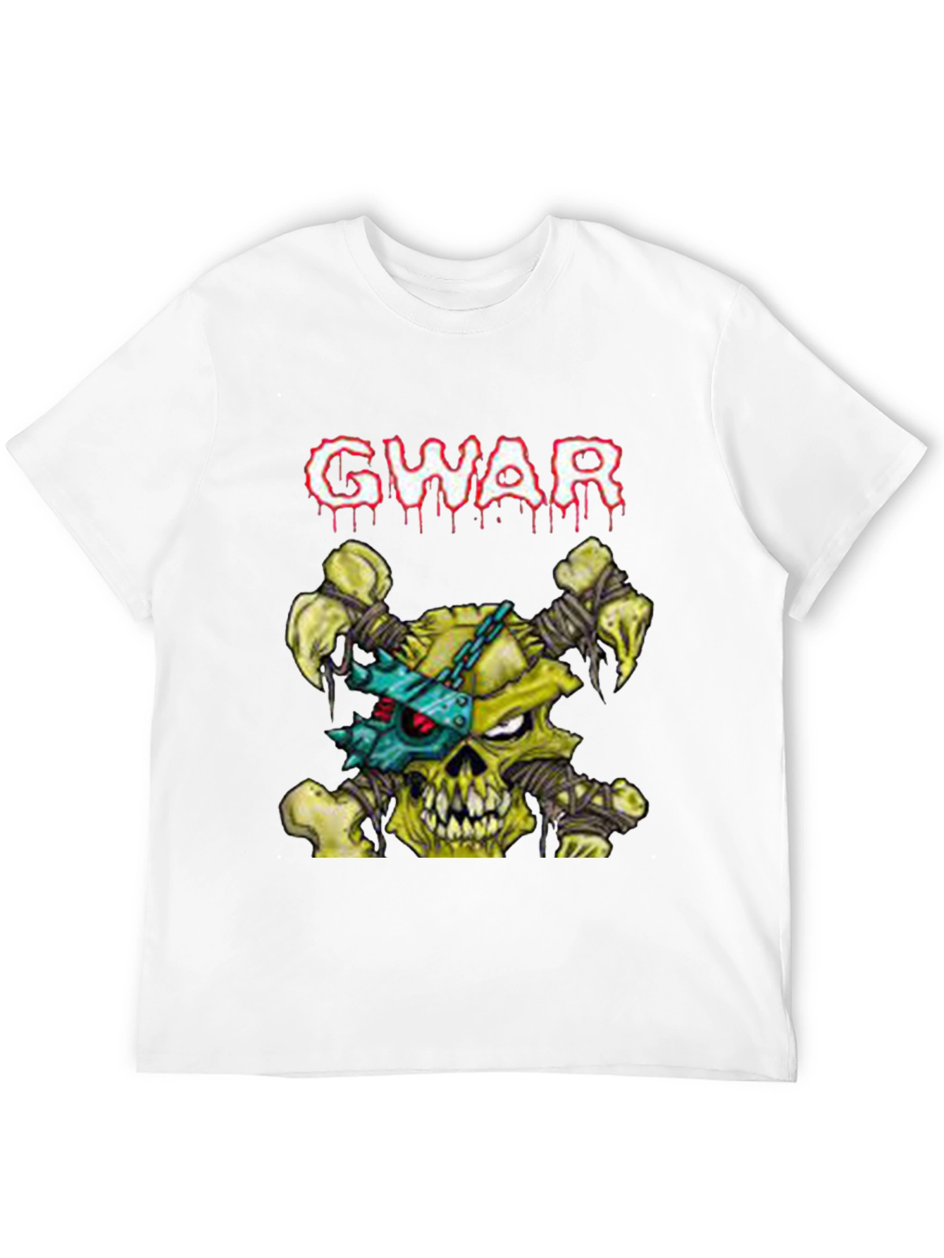 GWAR Band T-Shirt Skull Bones Graphic Tee