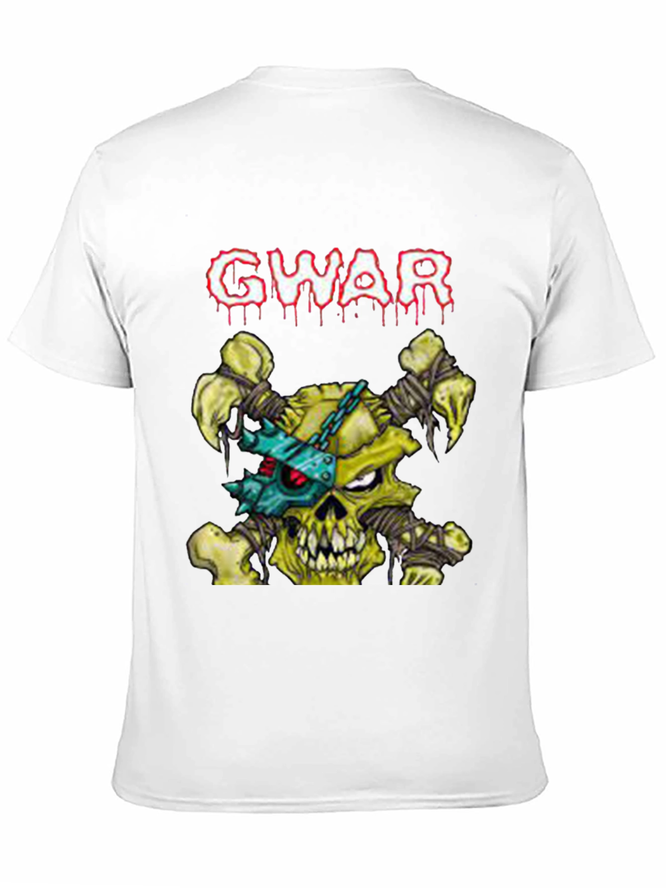 GWAR Band T-Shirt Skull Bones Graphic Tee