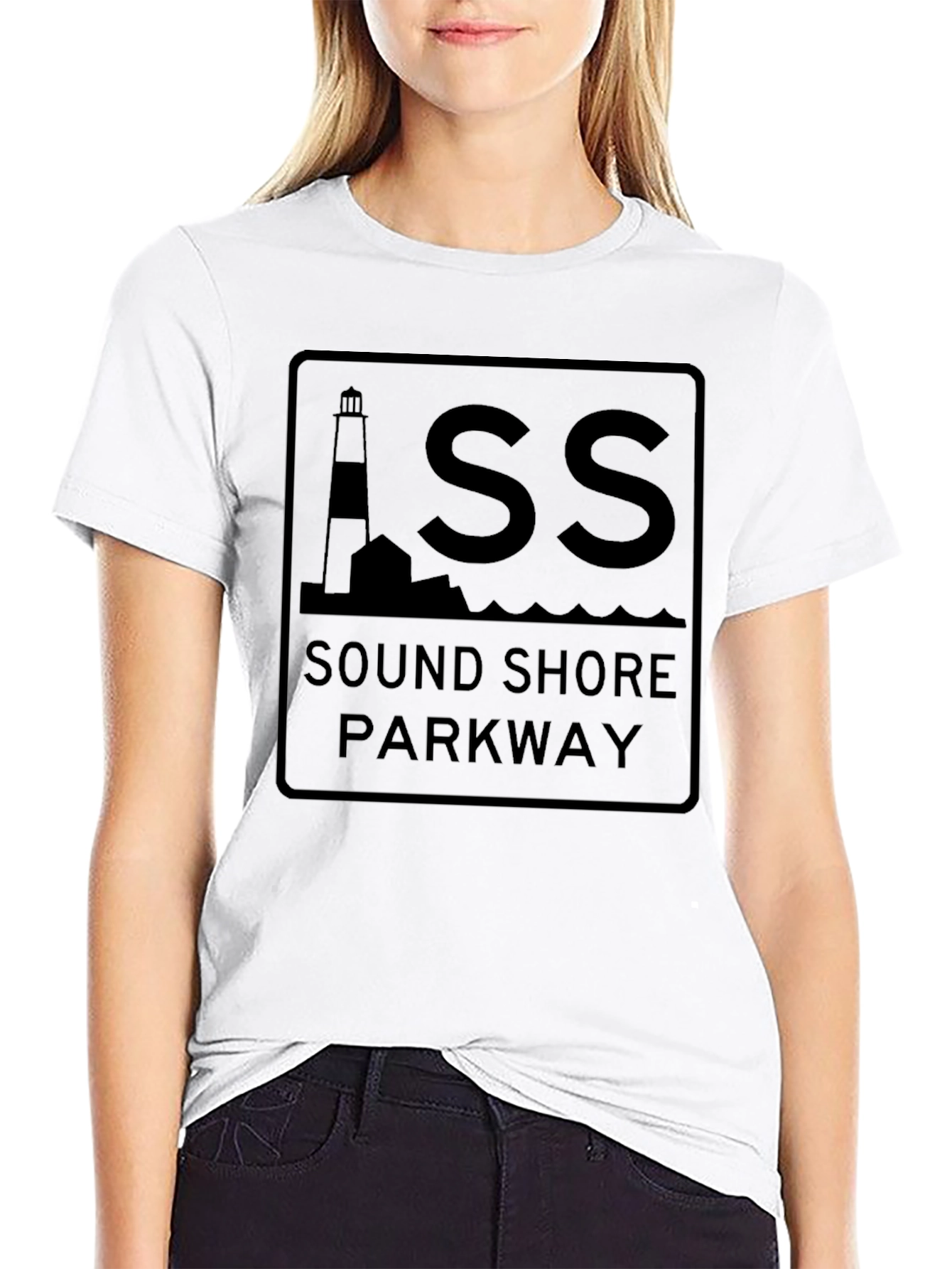 Sound Shore Parkway Black T-Shirt