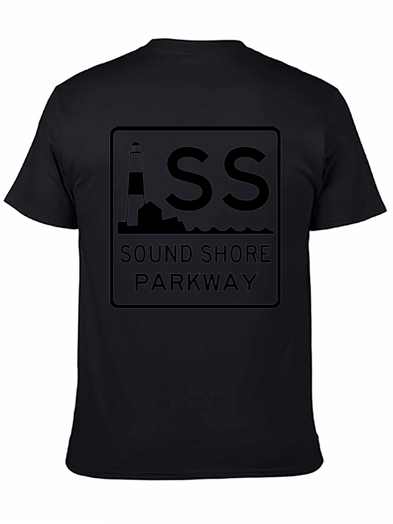 Sound Shore Parkway Black T-Shirt