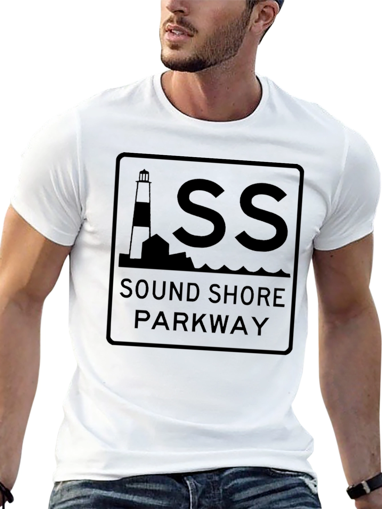 Sound Shore Parkway Black T-Shirt