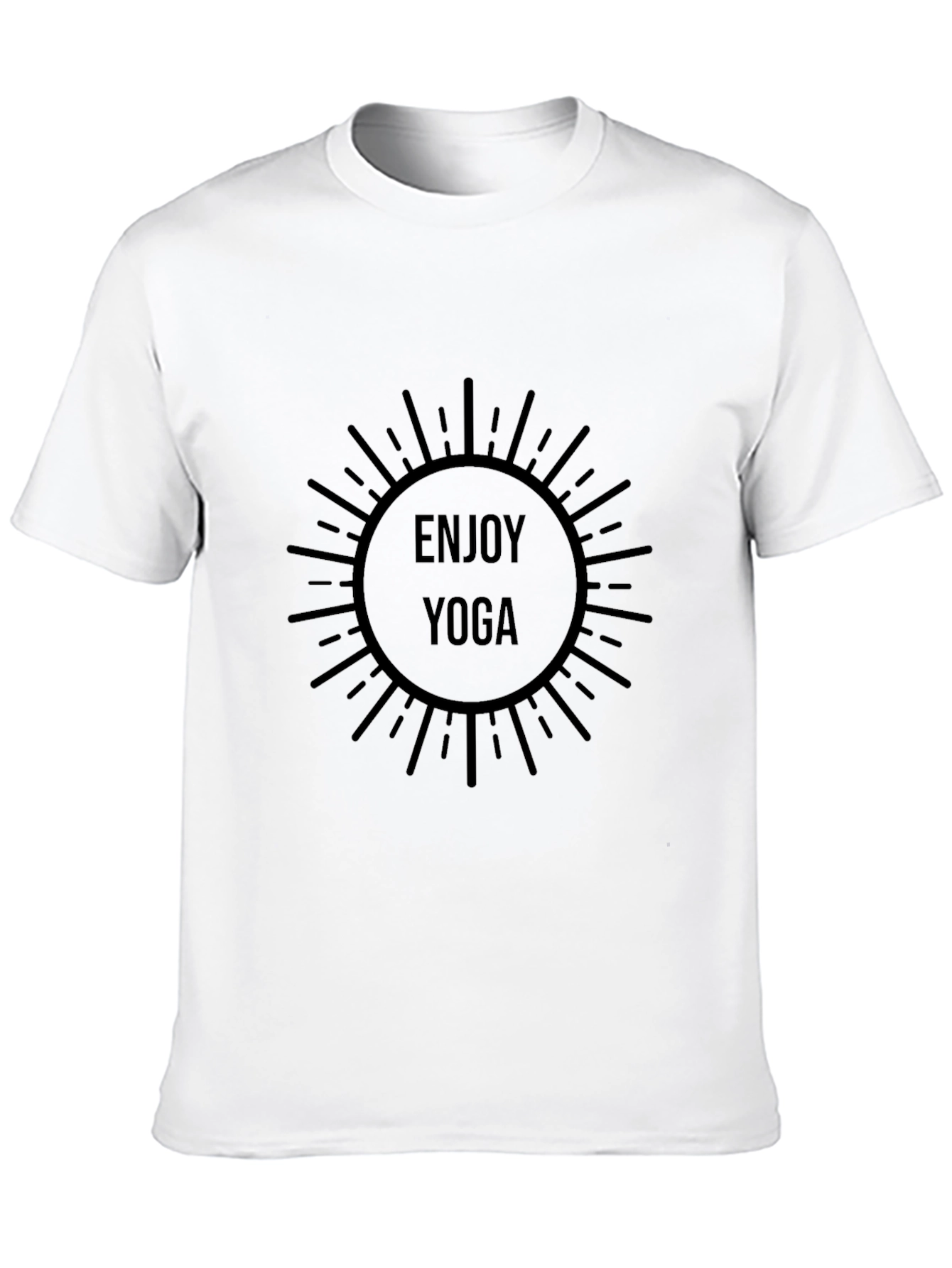 Enjoy Yoga Graphic Tee - Black