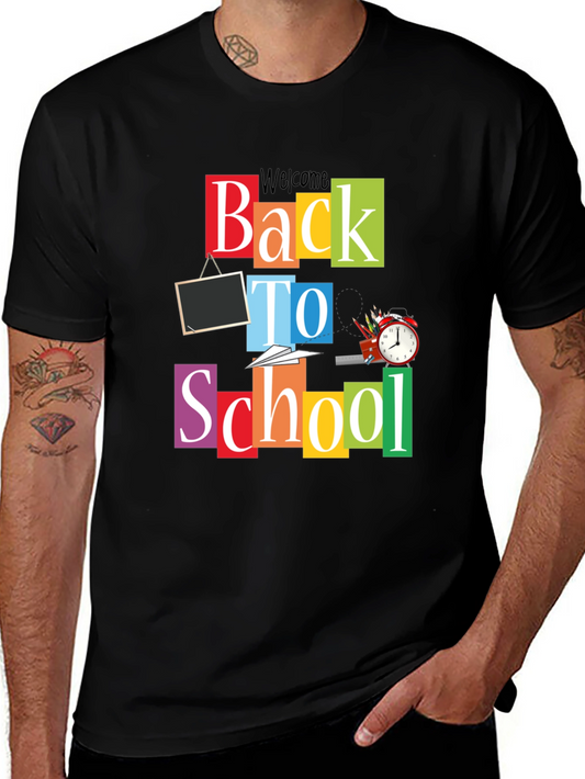 Back To School Colorful Graphic Tee