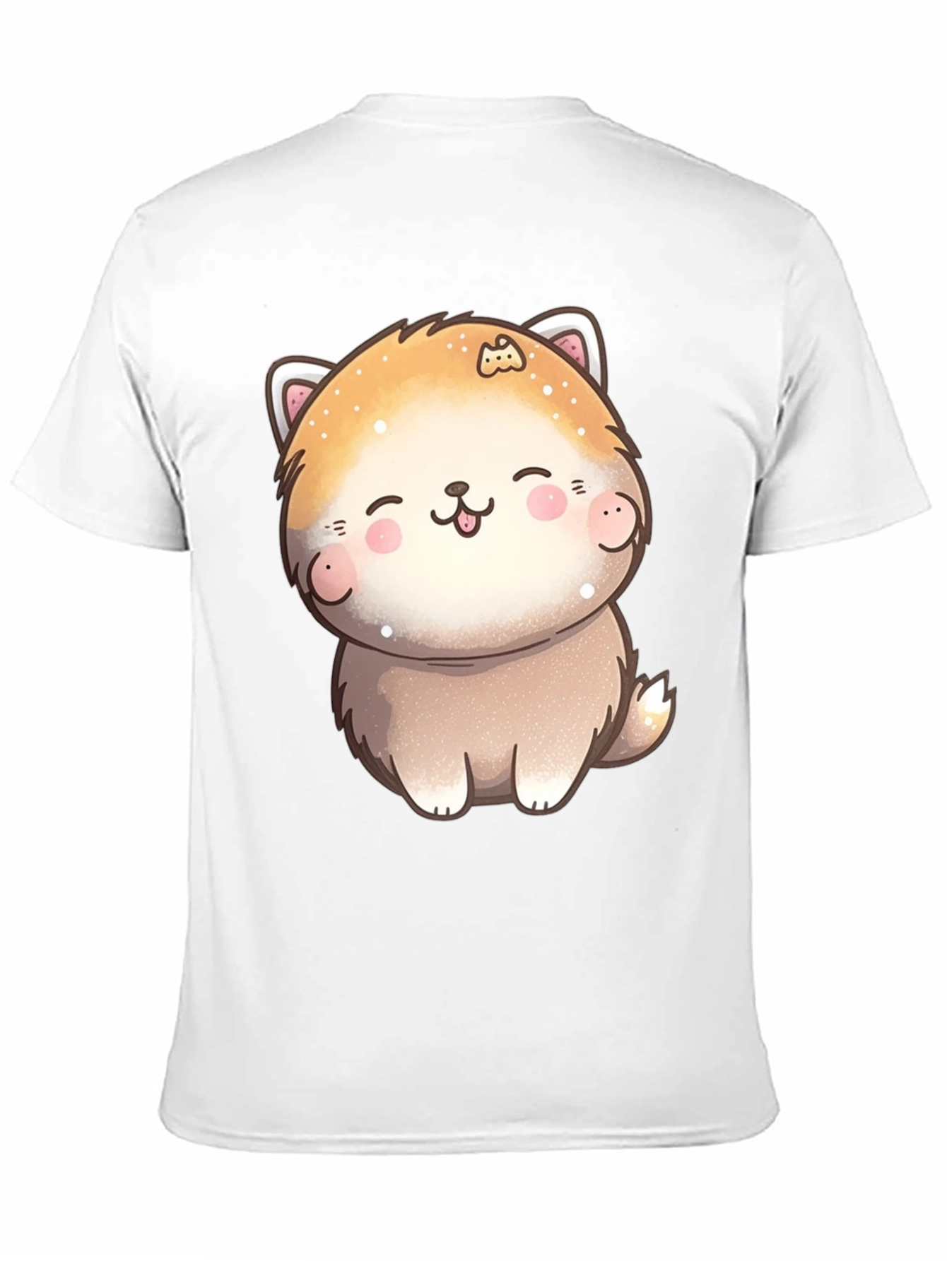 Cute Kawaii Dog T-Shirt - Unisex Black Tee