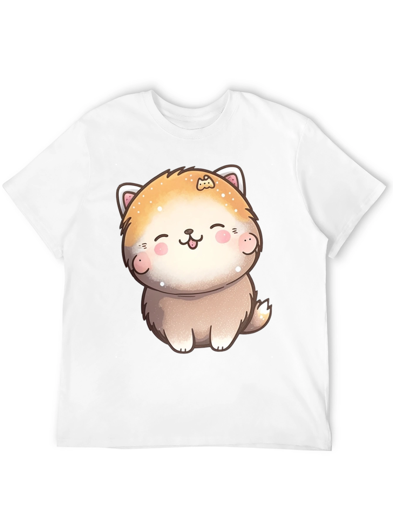 Cute Kawaii Dog T-Shirt - Unisex Black Tee