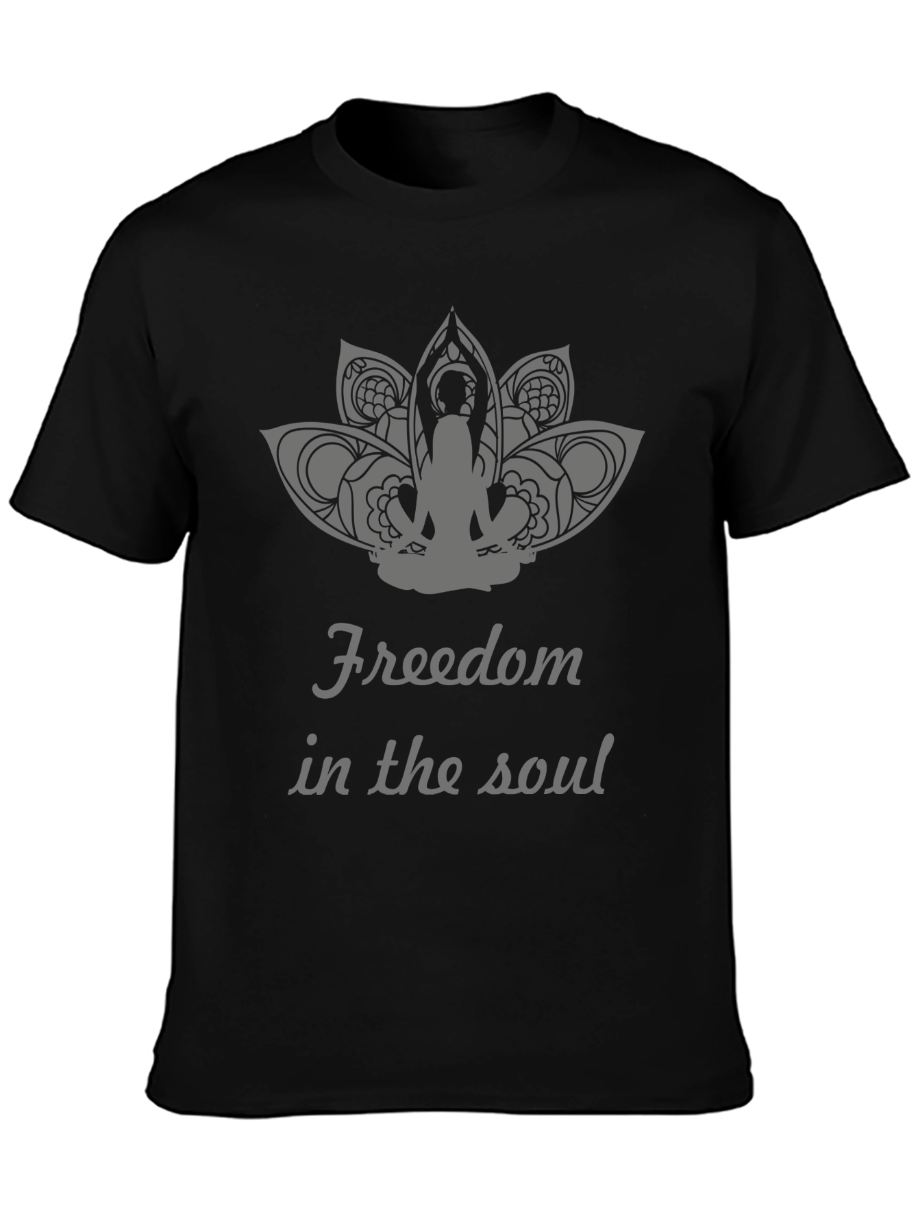 Freedom Soul Black Graphic Tee