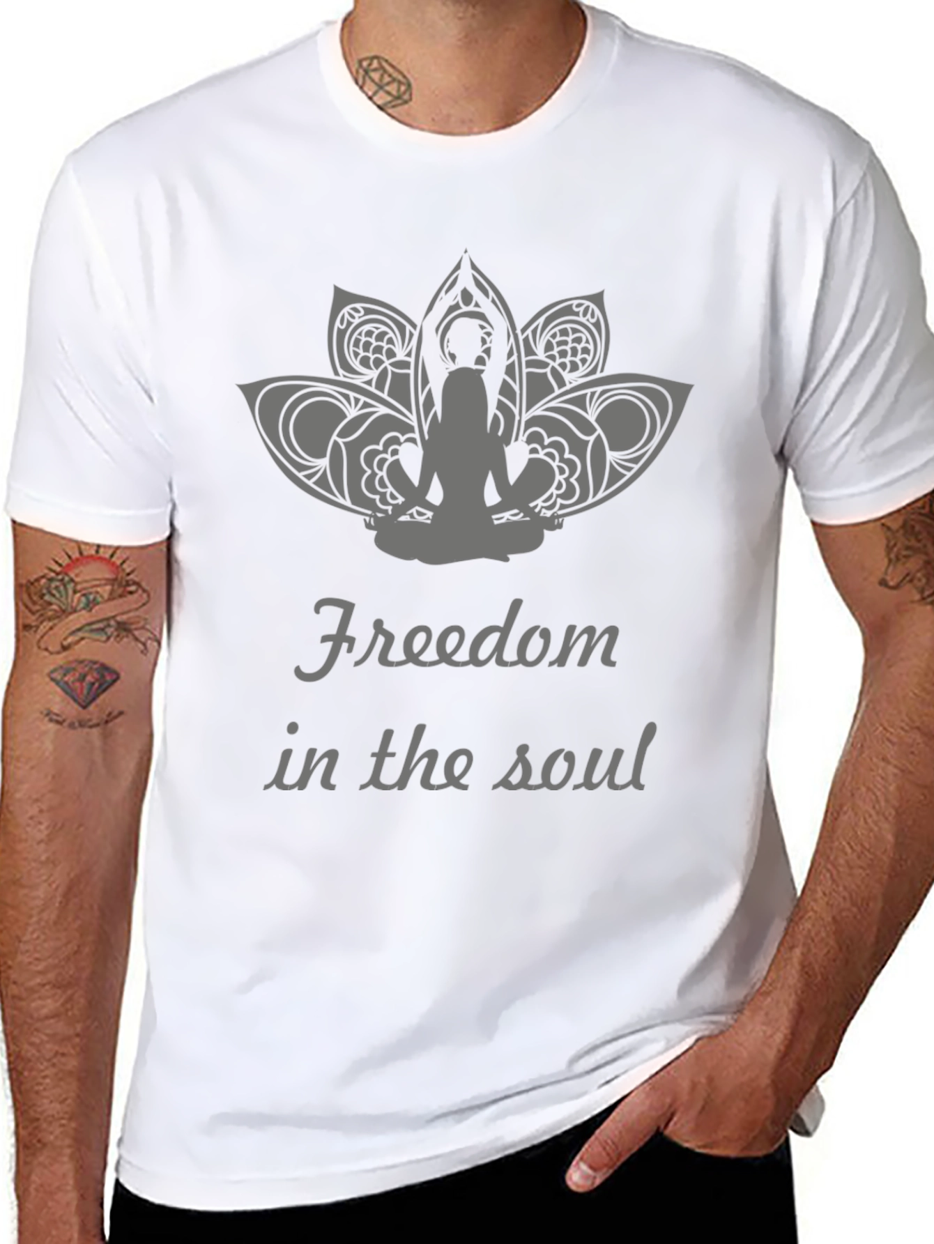 Freedom Soul Black Graphic Tee