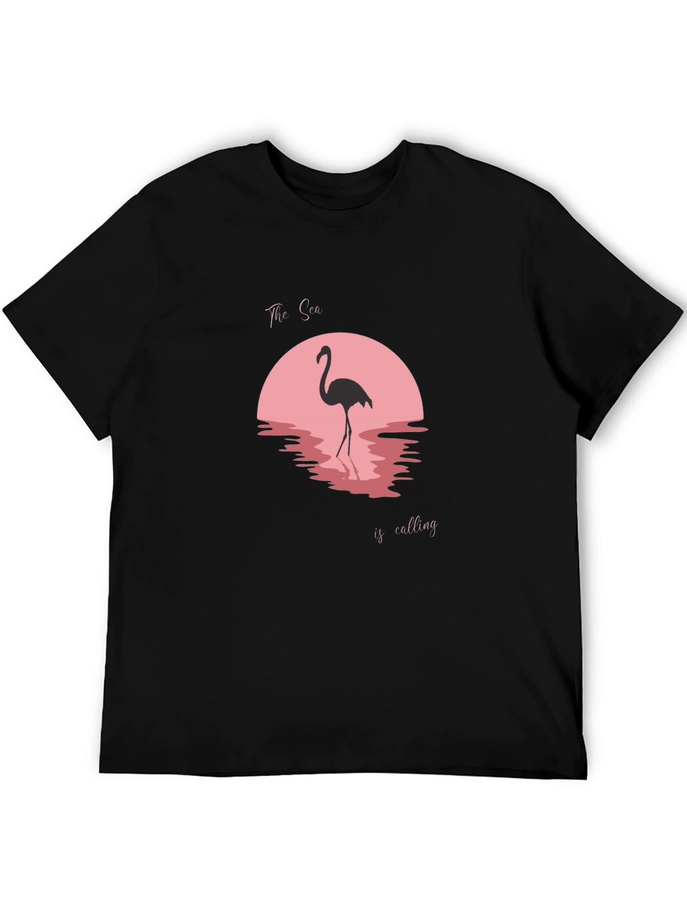 Flamingo Sunset T-Shirt - The Sea is Calling