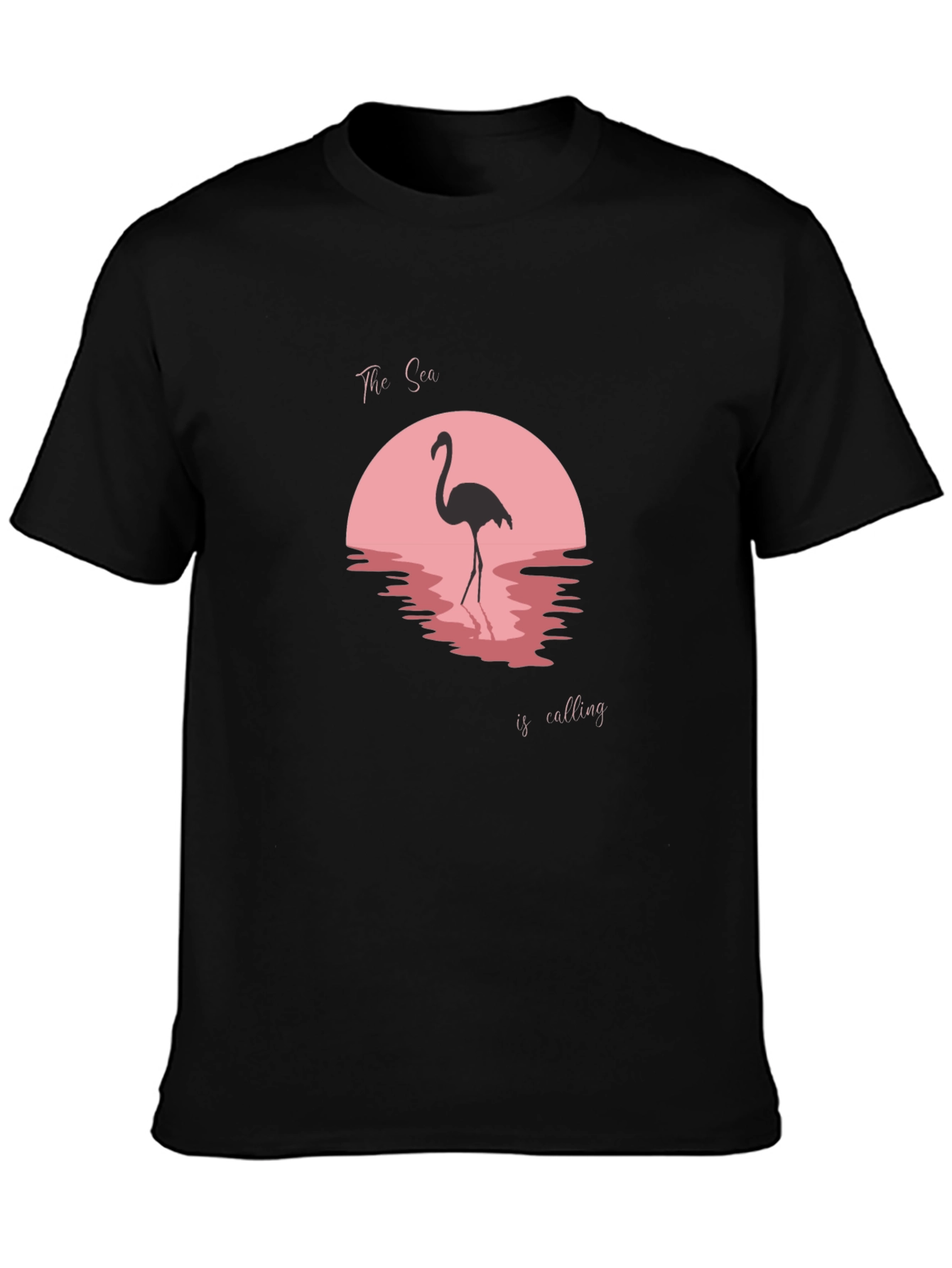 Flamingo Sunset T-Shirt - The Sea is Calling