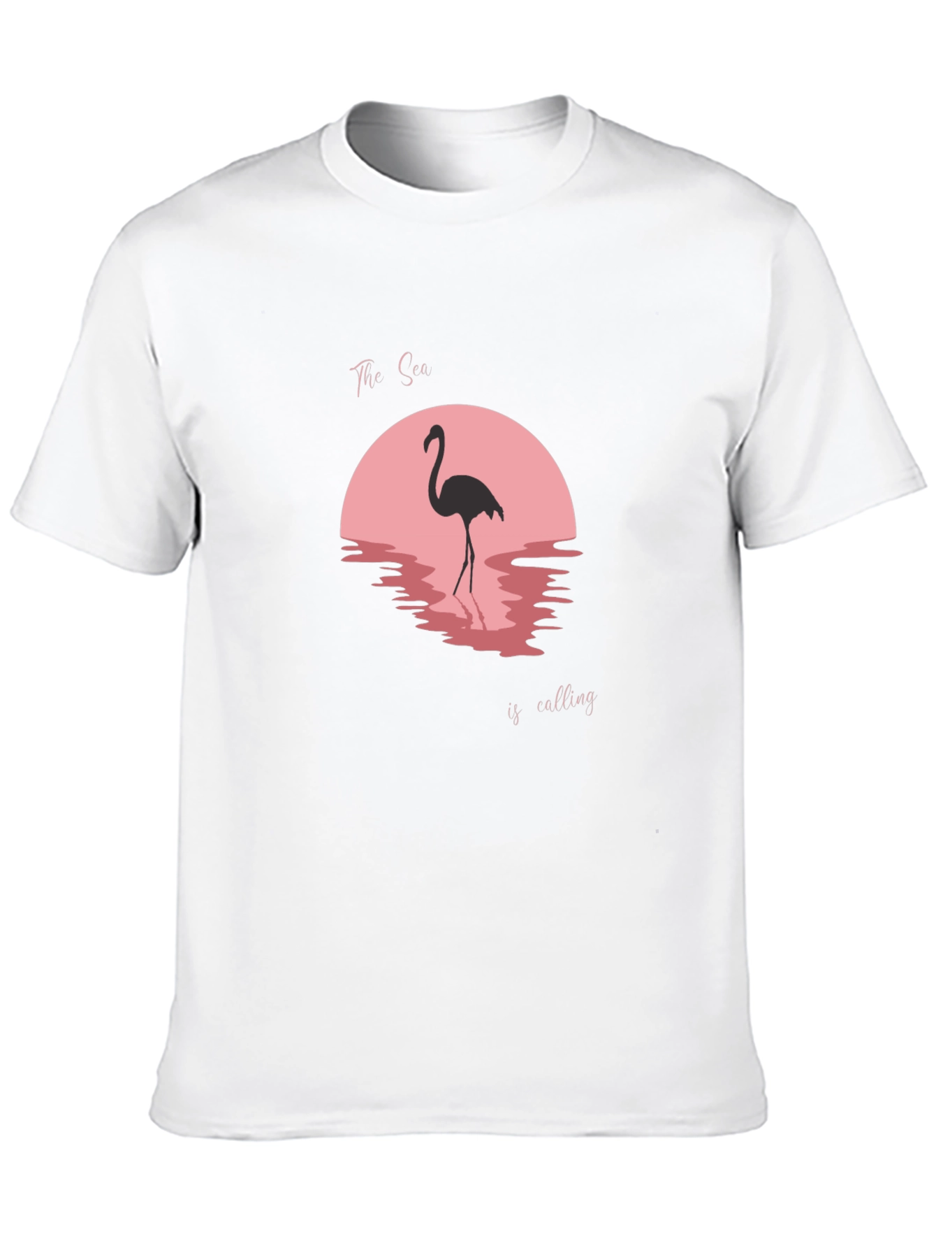 Flamingo Sunset T-Shirt - The Sea is Calling