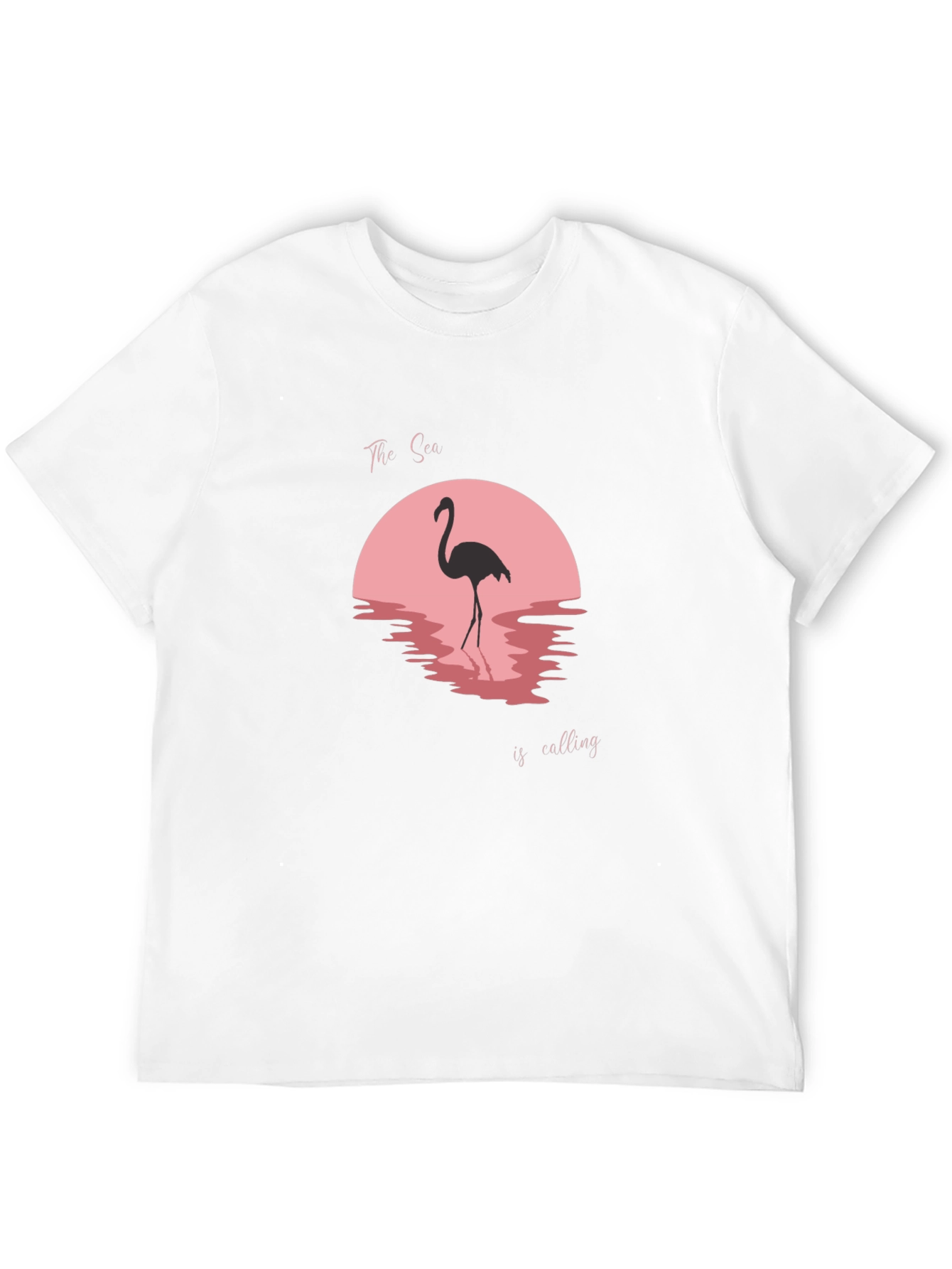 Flamingo Sunset T-Shirt - The Sea is Calling
