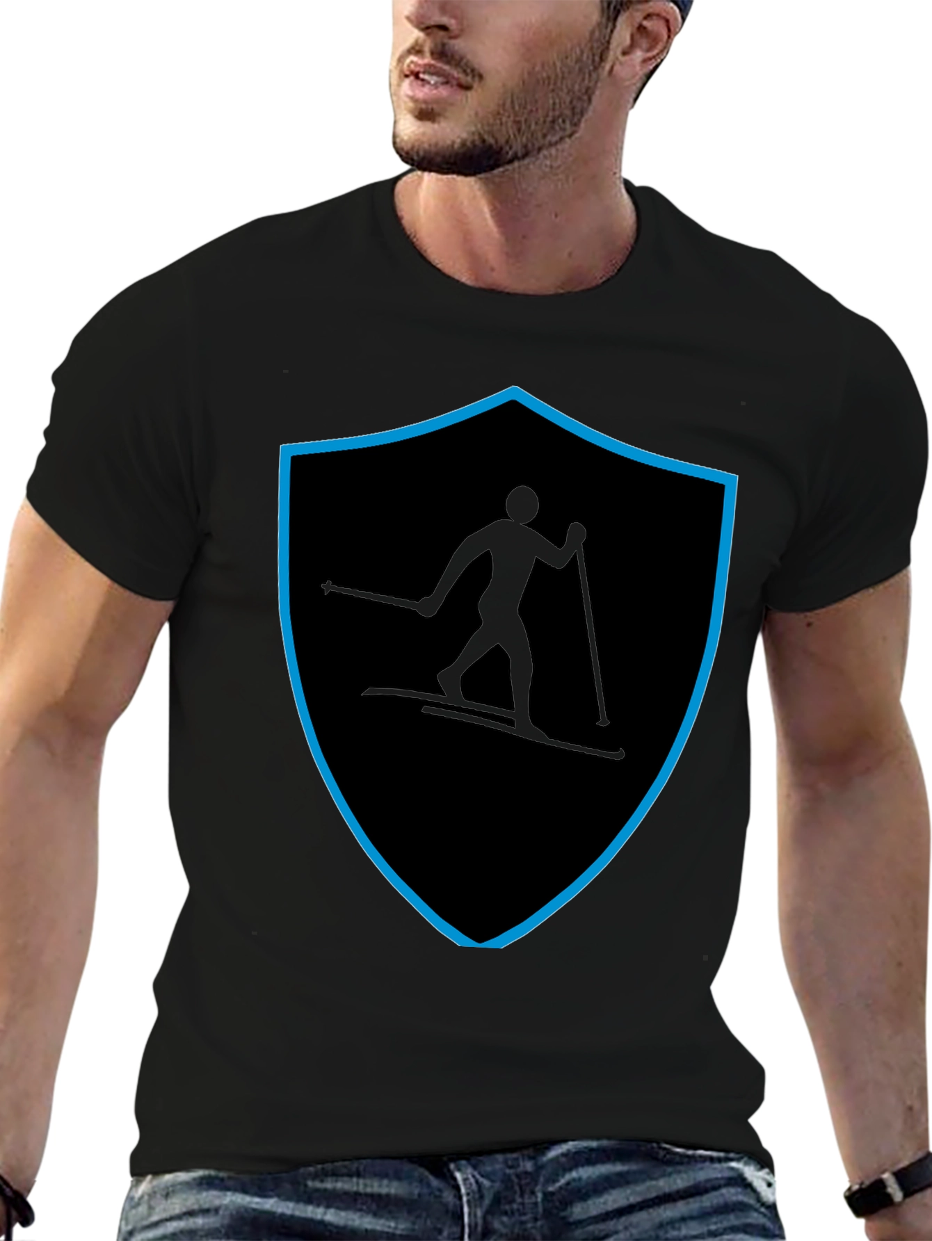 Ski Shield Black T-Shirt