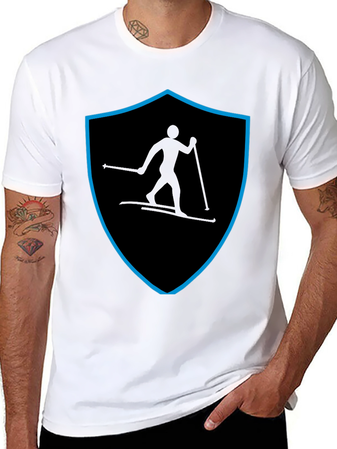 Ski Shield Black T-Shirt