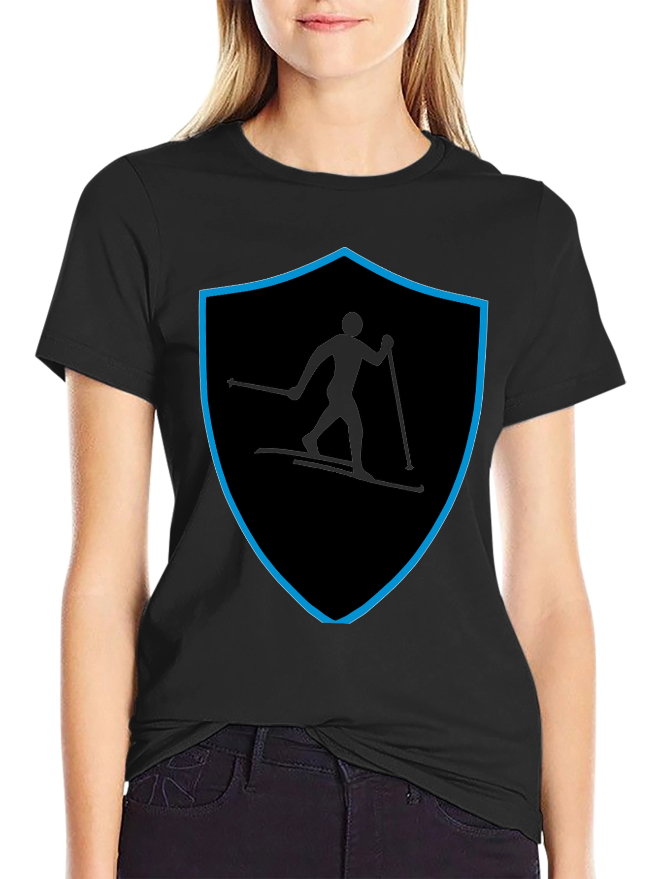 Ski Shield Black T-Shirt