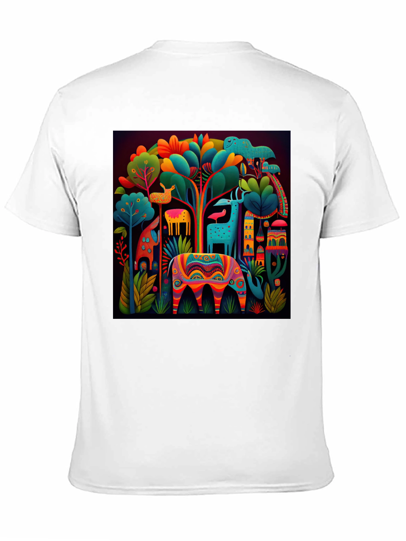 Vibrant Alebrije Graphic Tee - Unique Art Shirt
