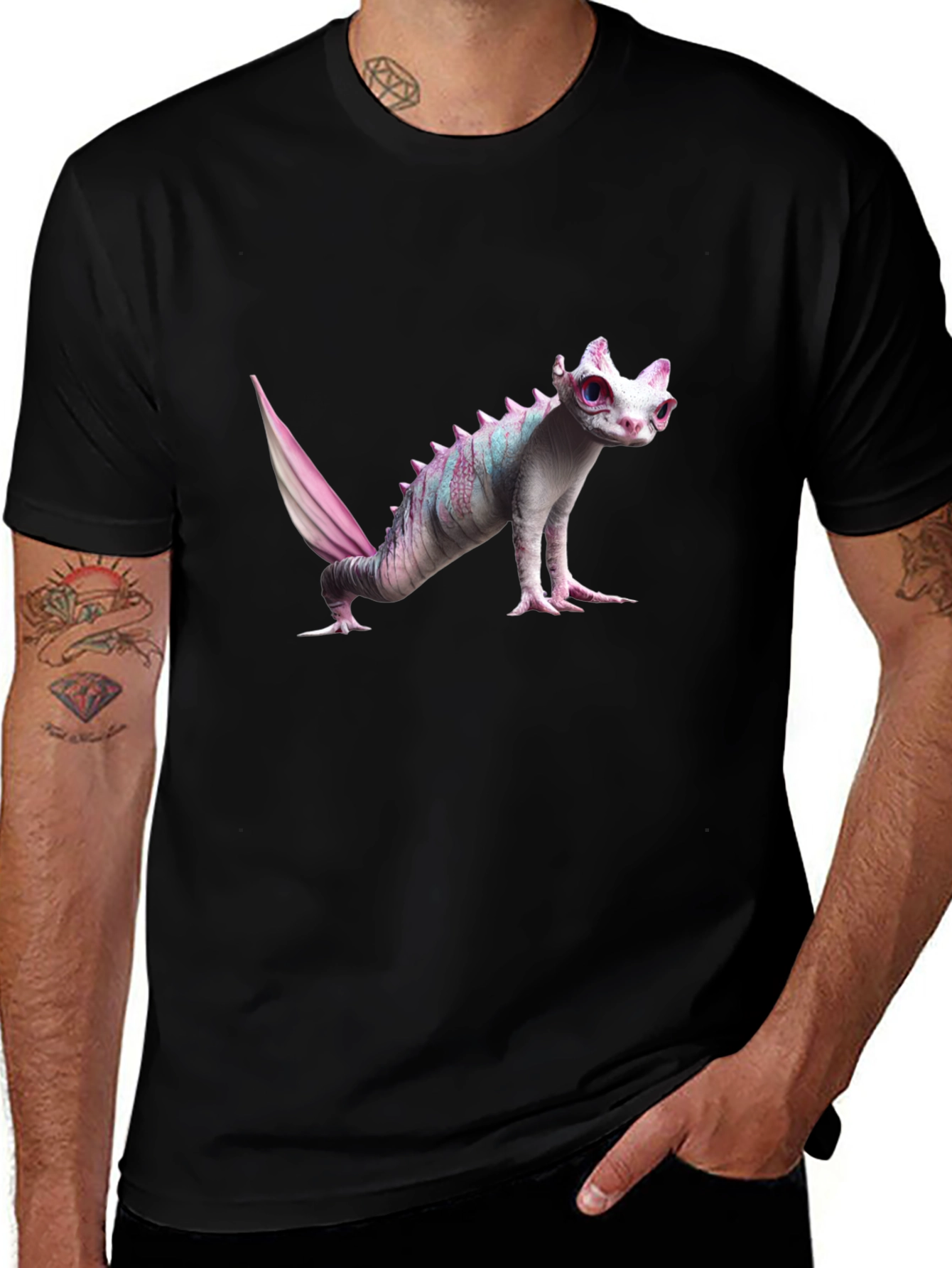 Fantasy Creature Black T-Shirt